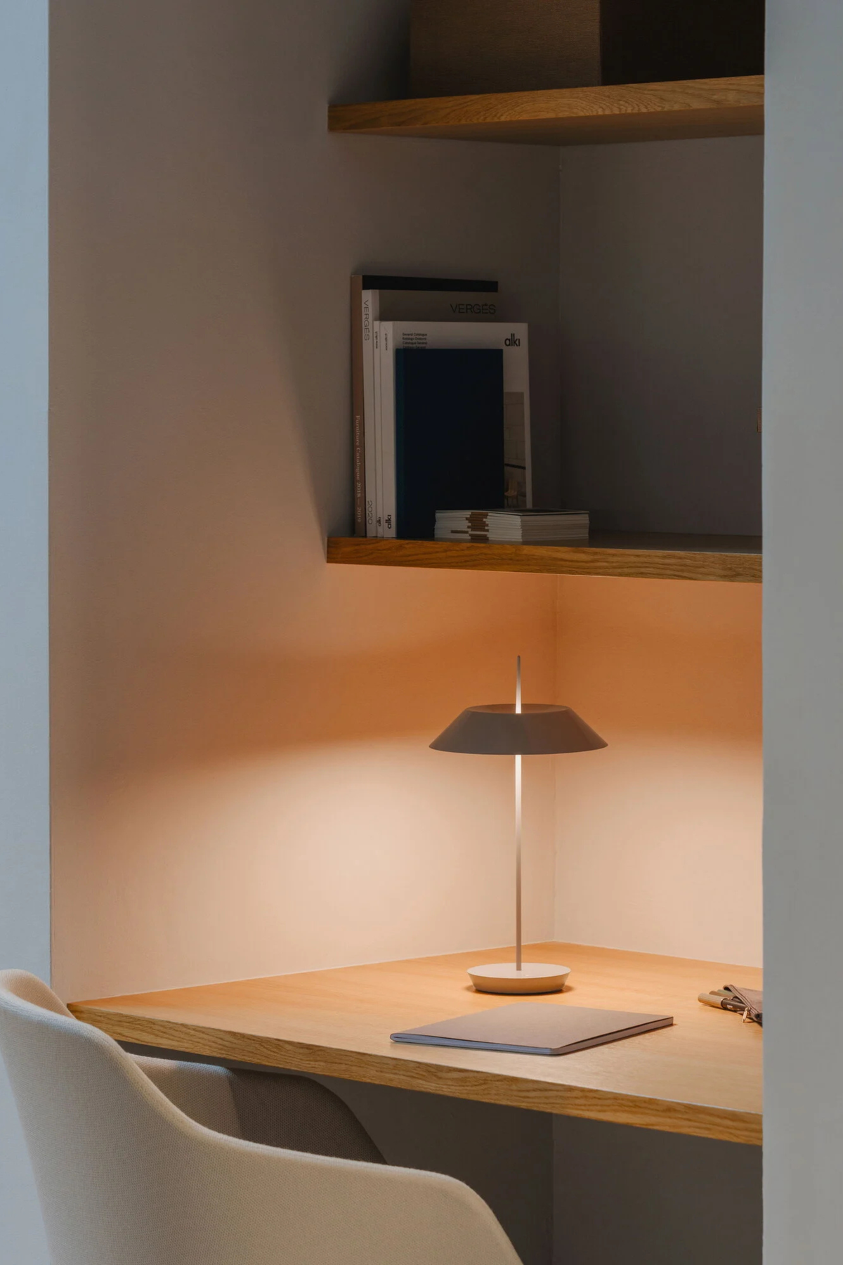 Mayfair Mini Portable Lamp Beige