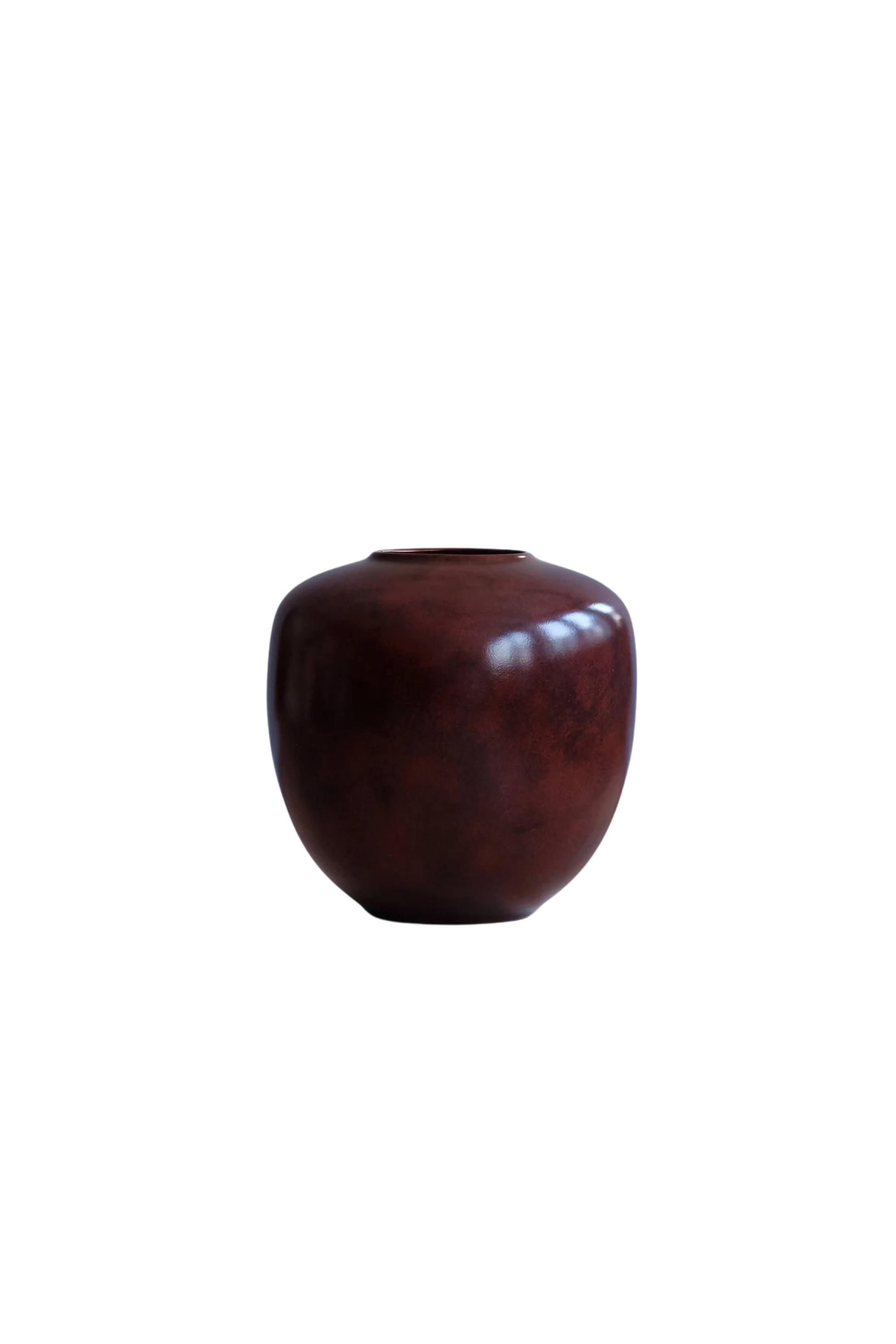 Sunao Vase, mini, maroon