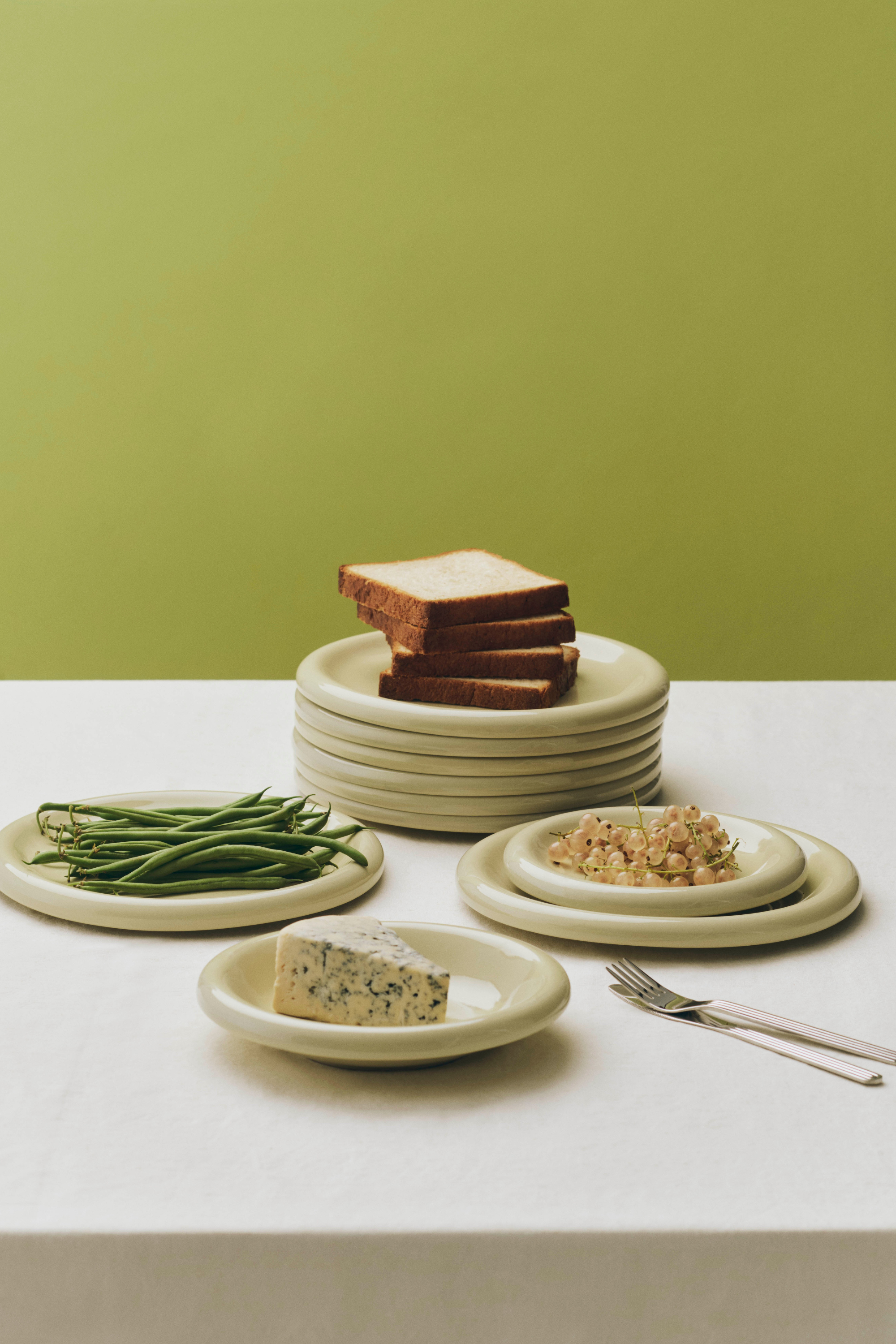 Barro Plate Set of 2 Ø24 Pistachio