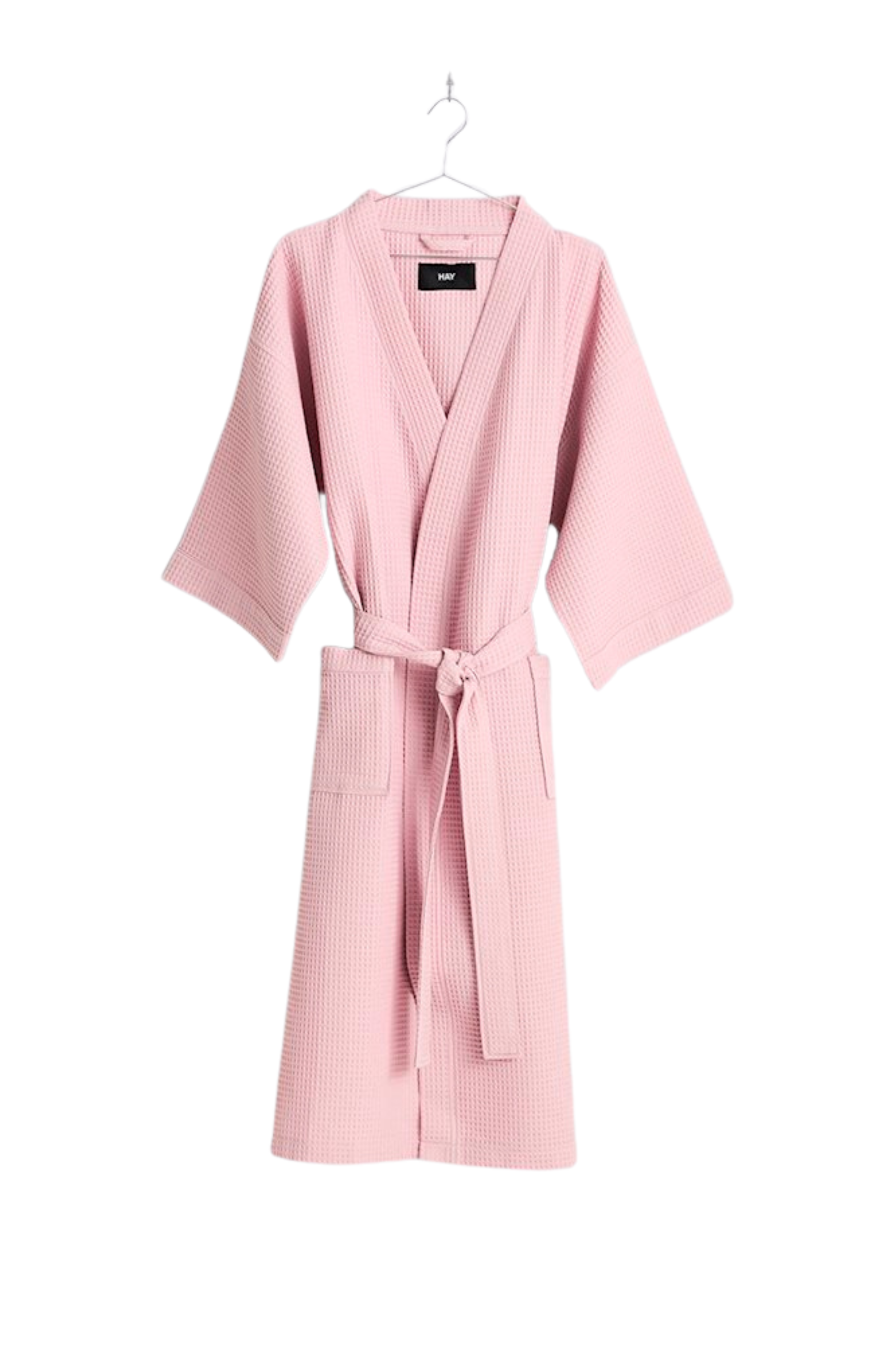 Waffle Bathrobe, cool pink