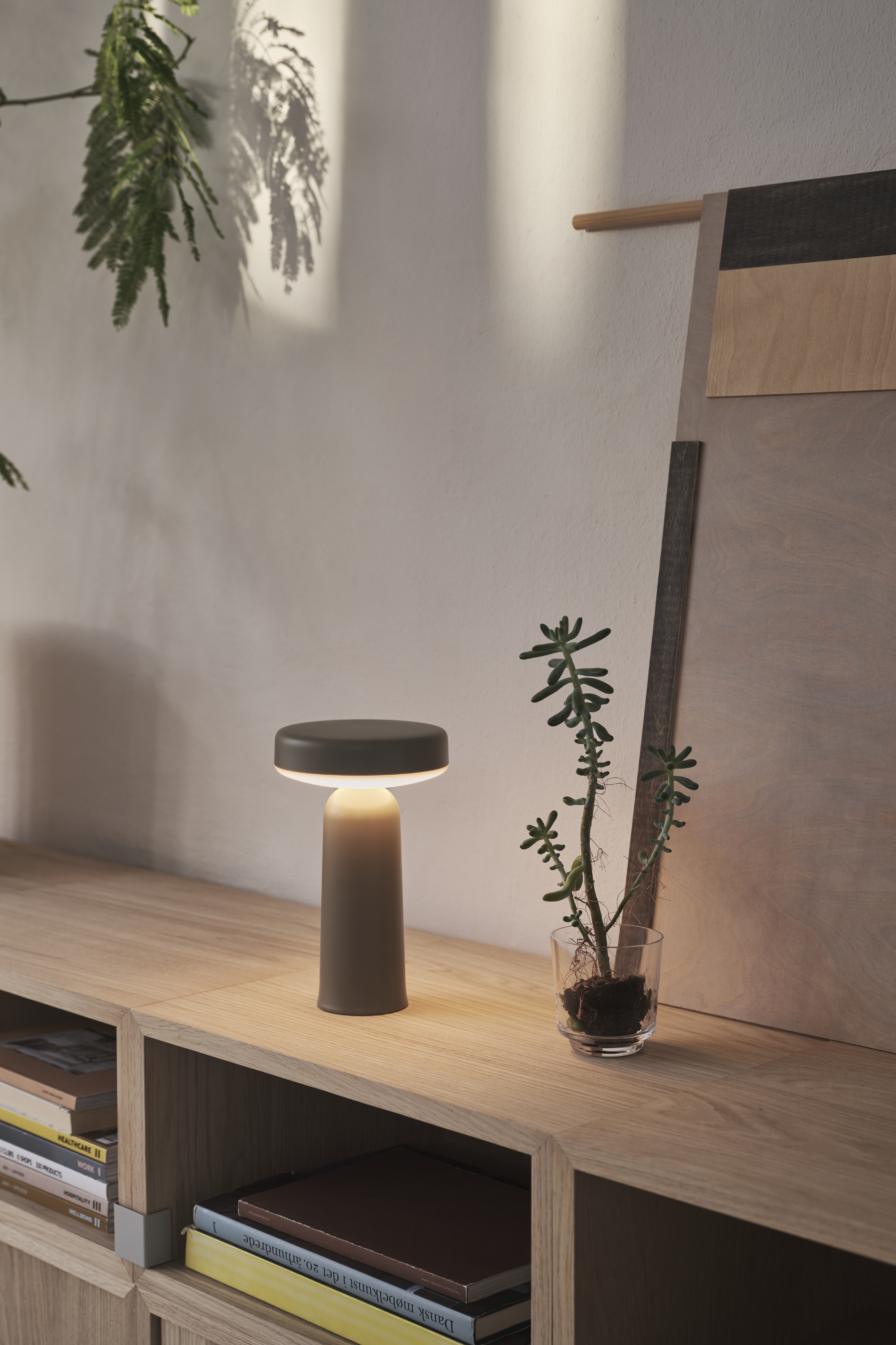 Ease Taupe Portable Lamp