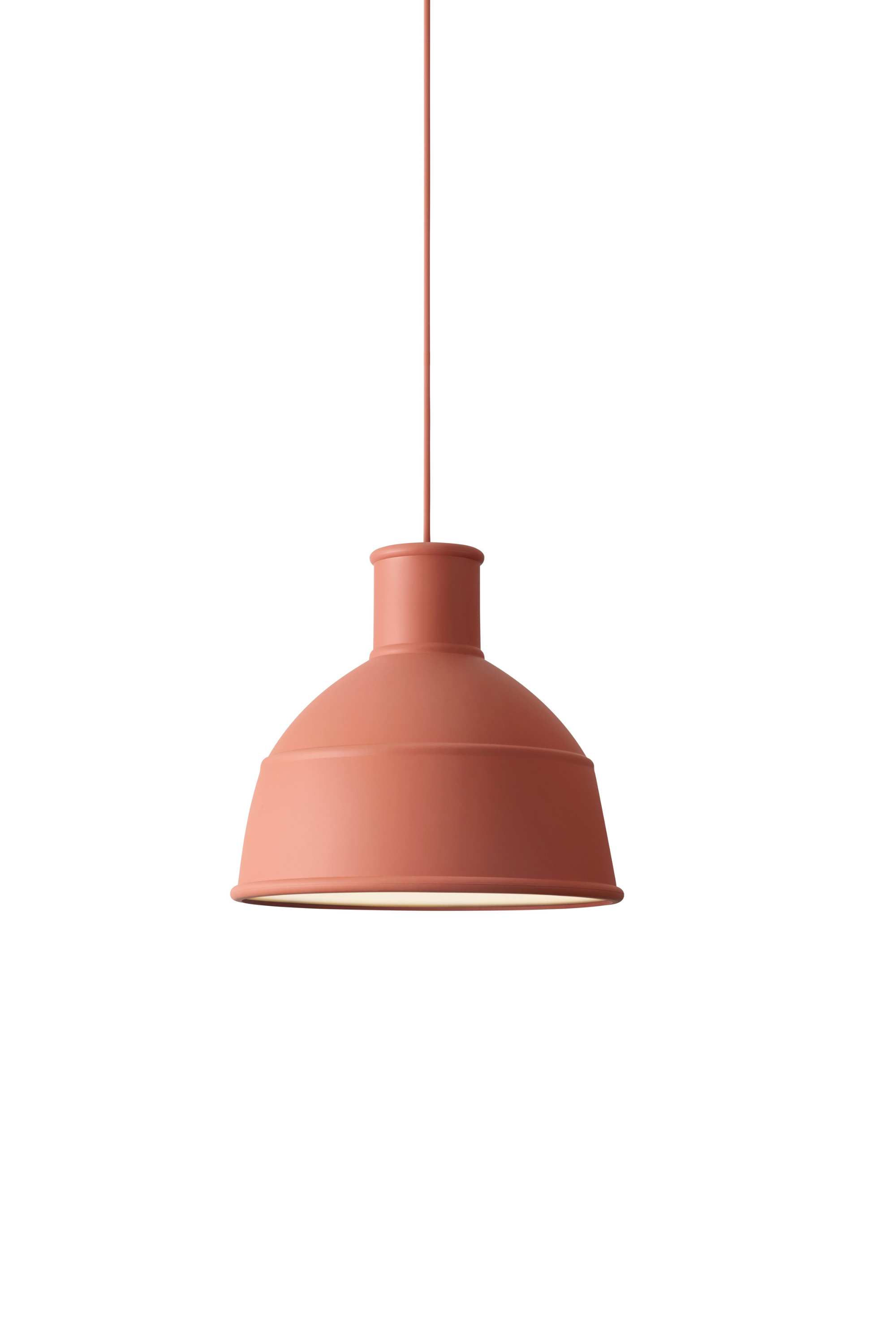 Unfold pendant, terracotta