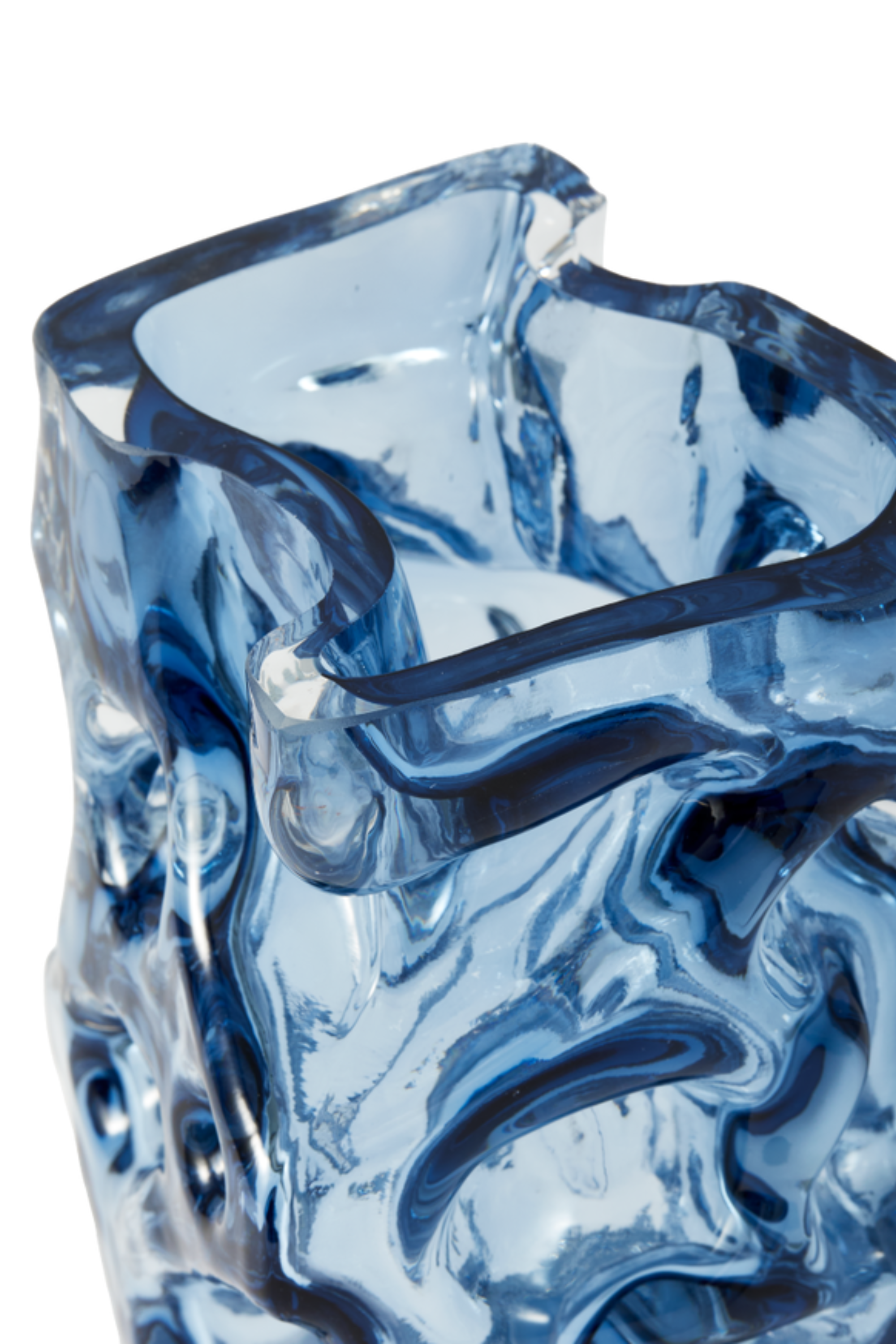 Ice Vase, dark blue