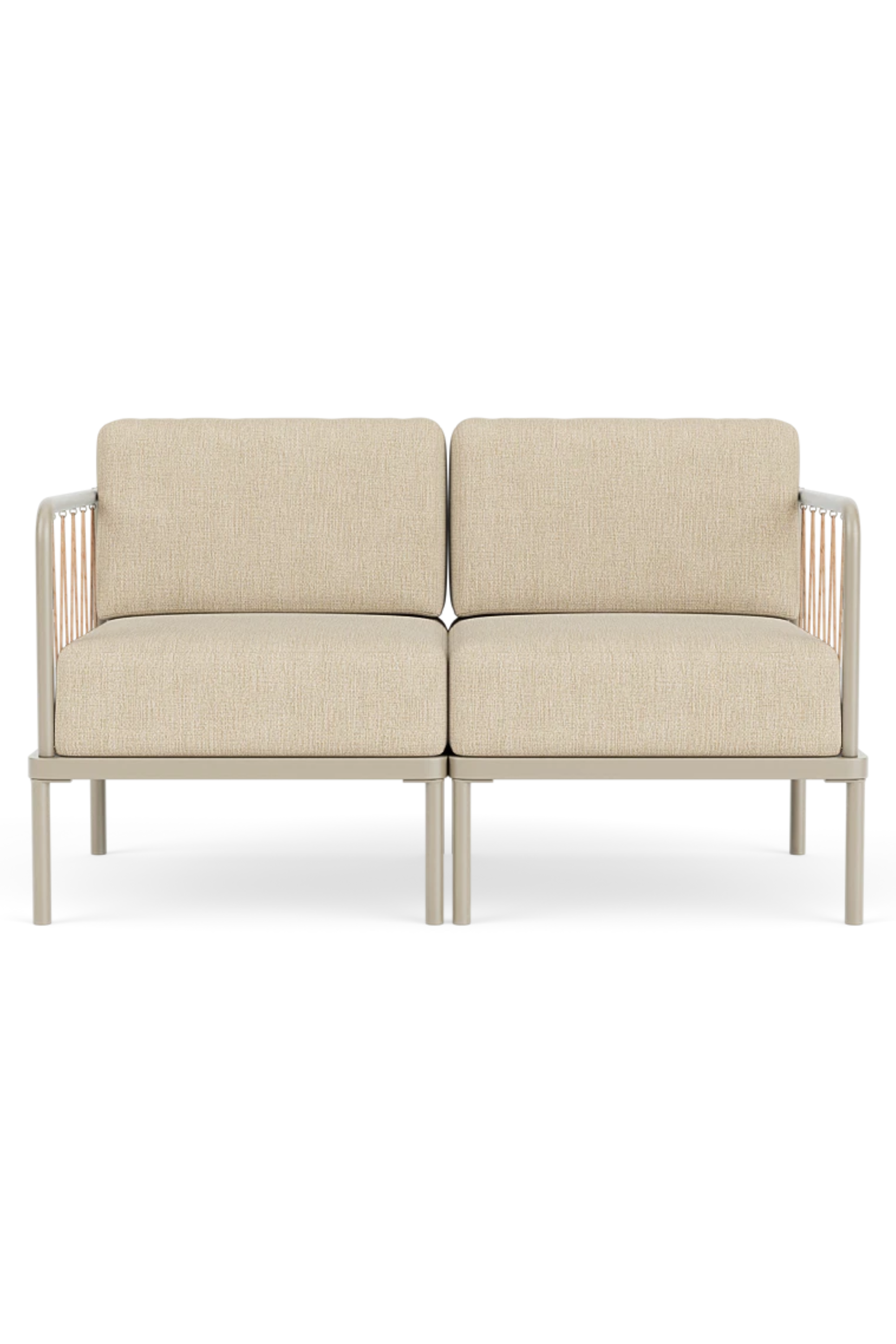 Hadley Outdoor 2-seater Sofa, marzipan