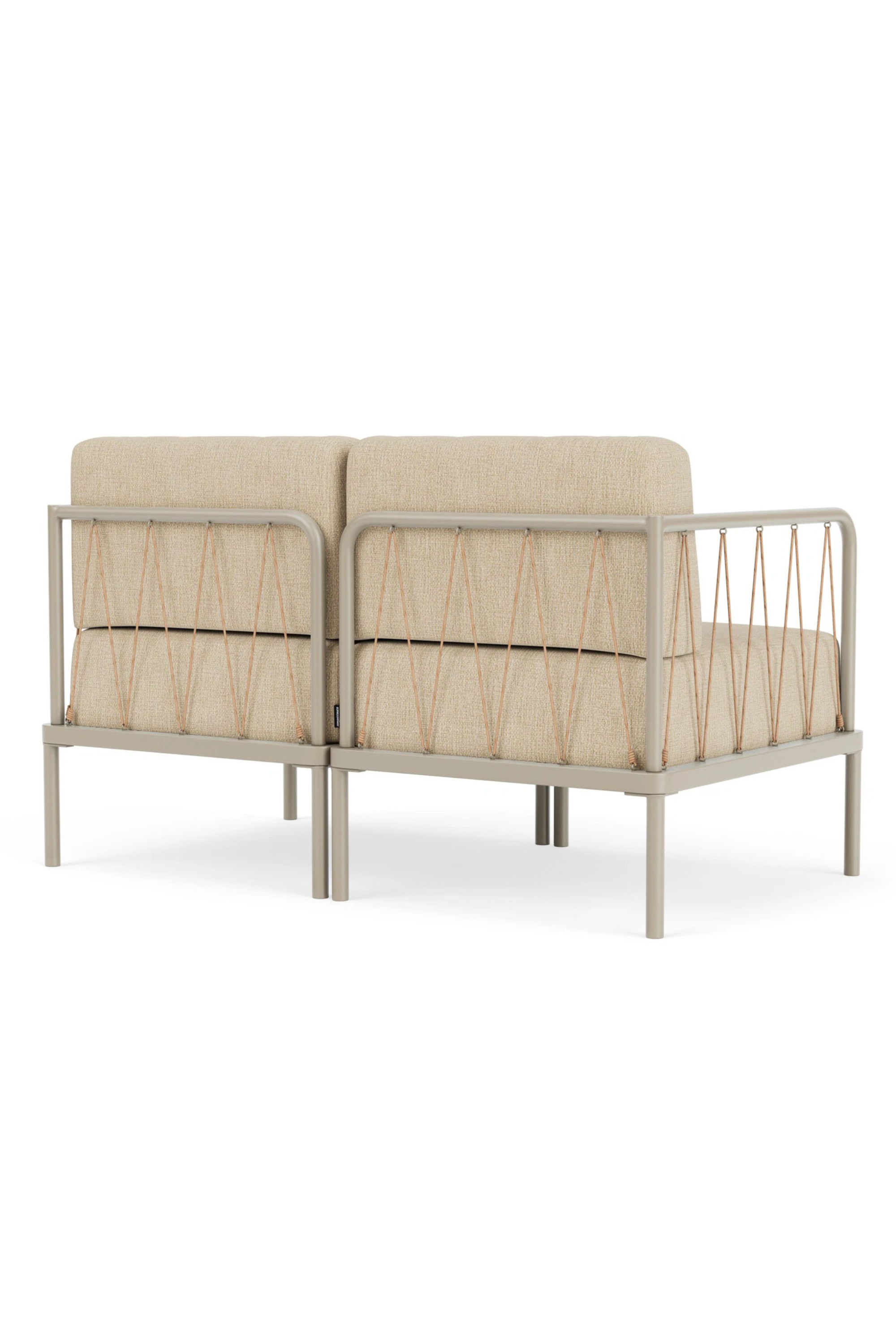 Hadley Outdoor 2-seater Sofa, marzipan