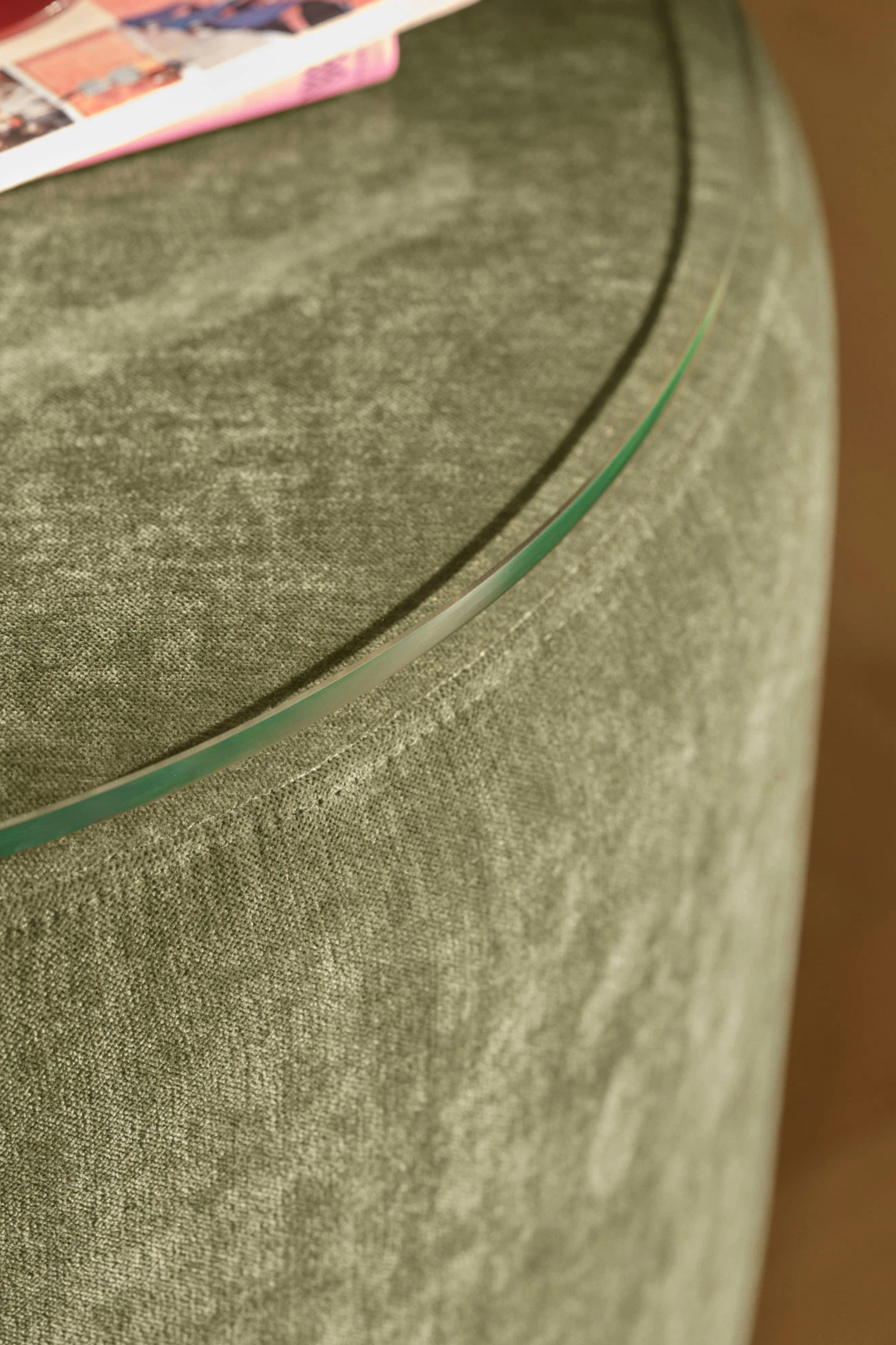No. 9 Pouf Moss Olive