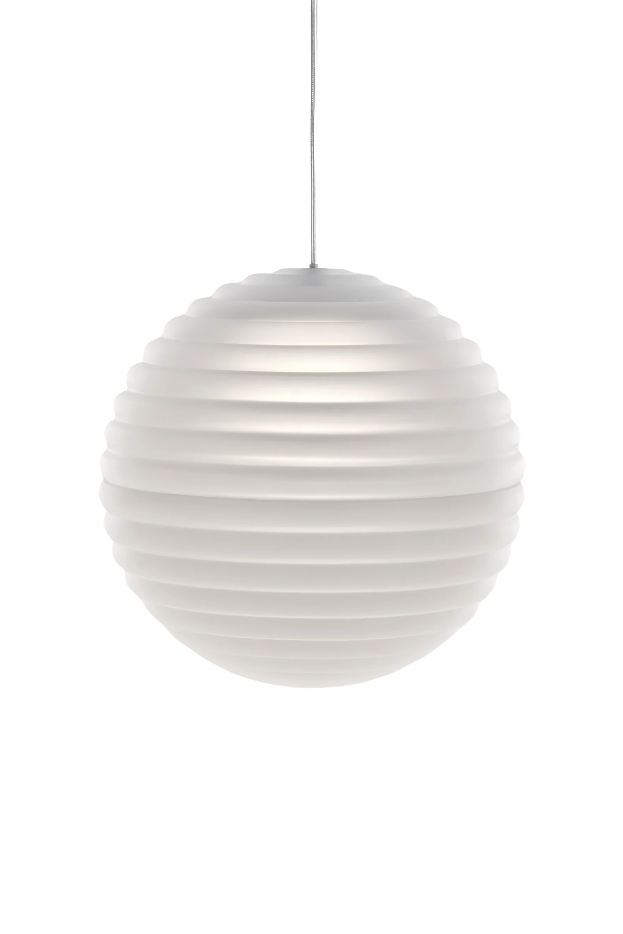Press Medium Sphere Pendant, frosted