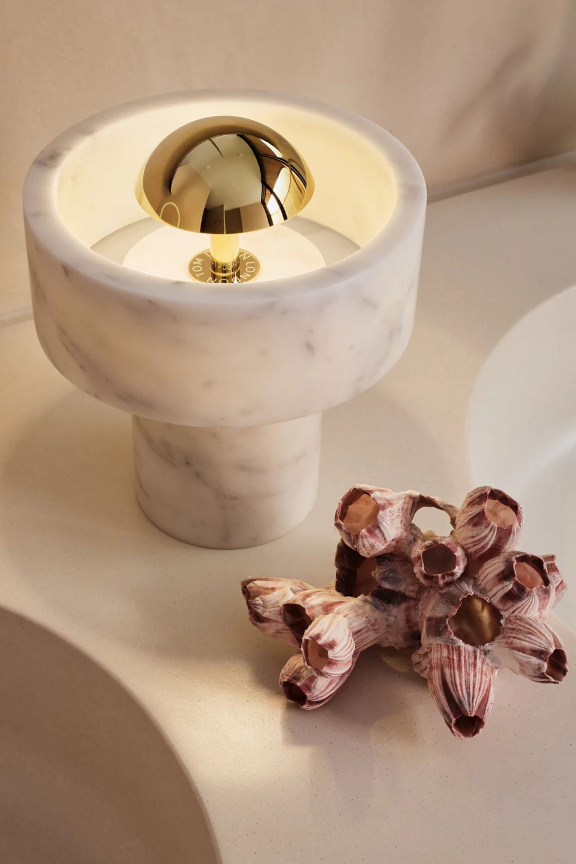 Stone Portable Sárgaréz LED