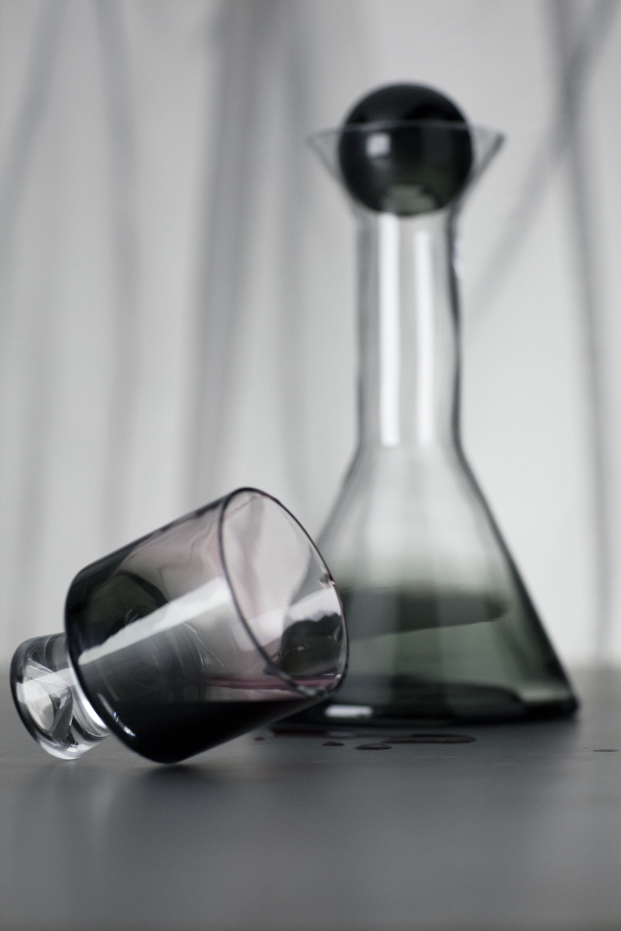 Tank Low Ball Glasses set black