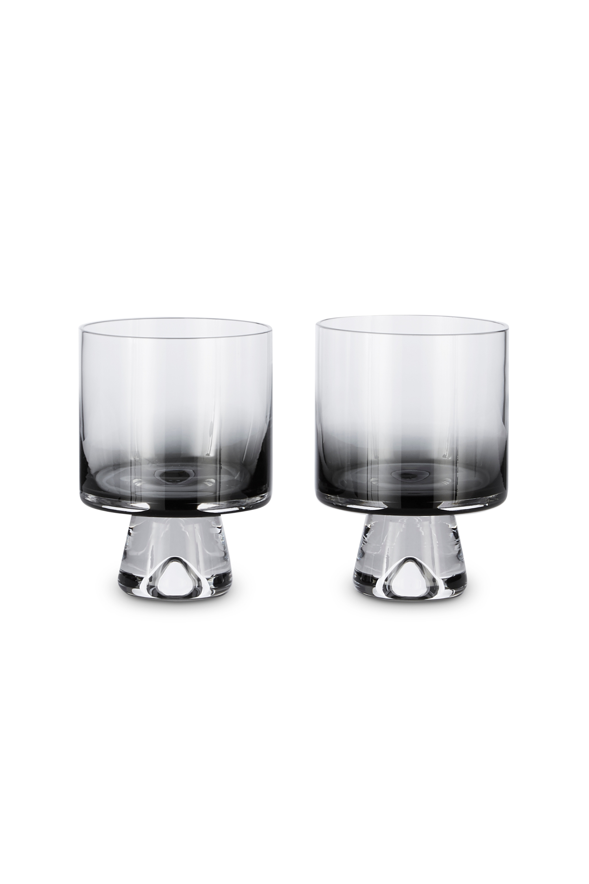 Tank Low Ball Glasses set black