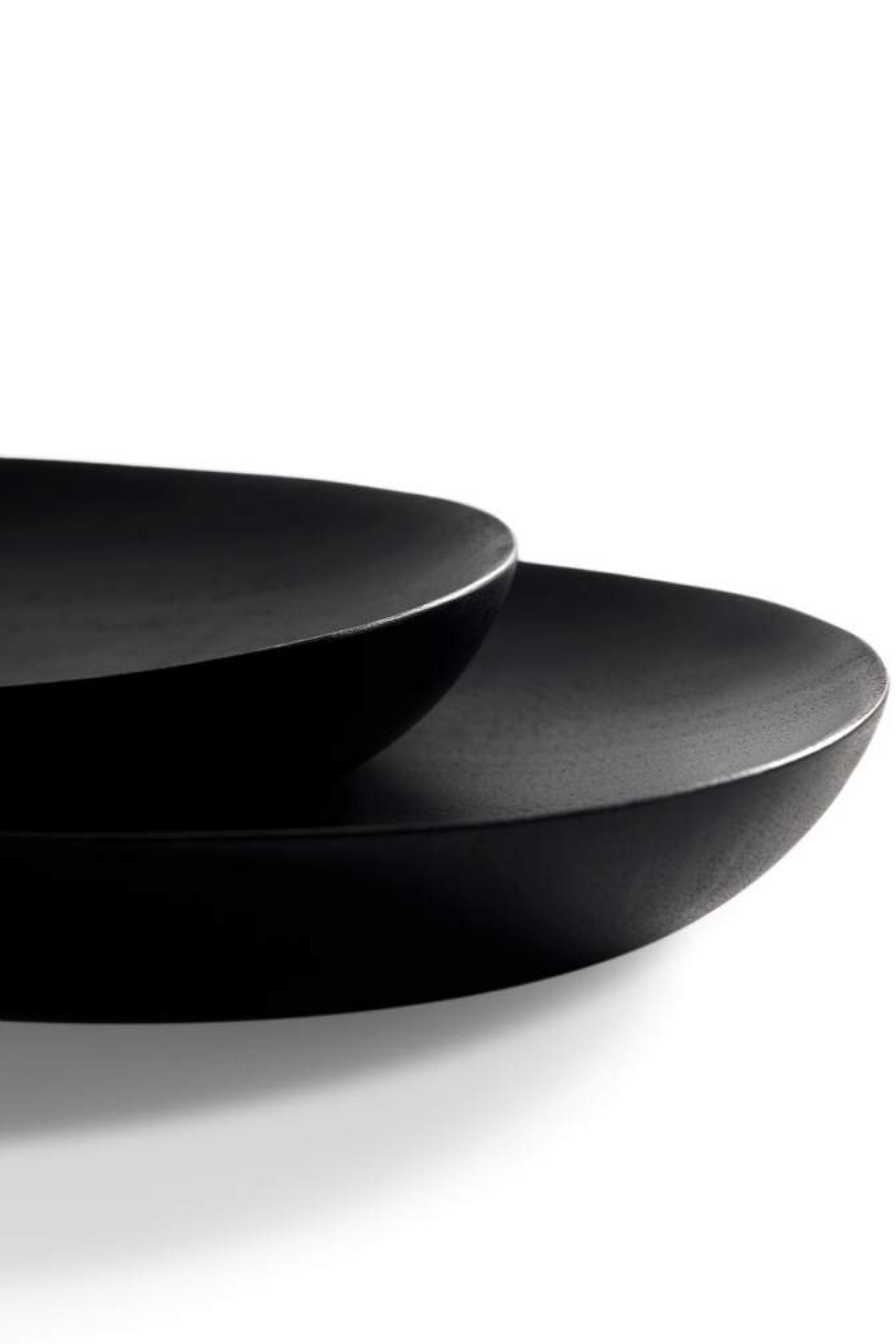 Thin Oval boards set Mahogany black