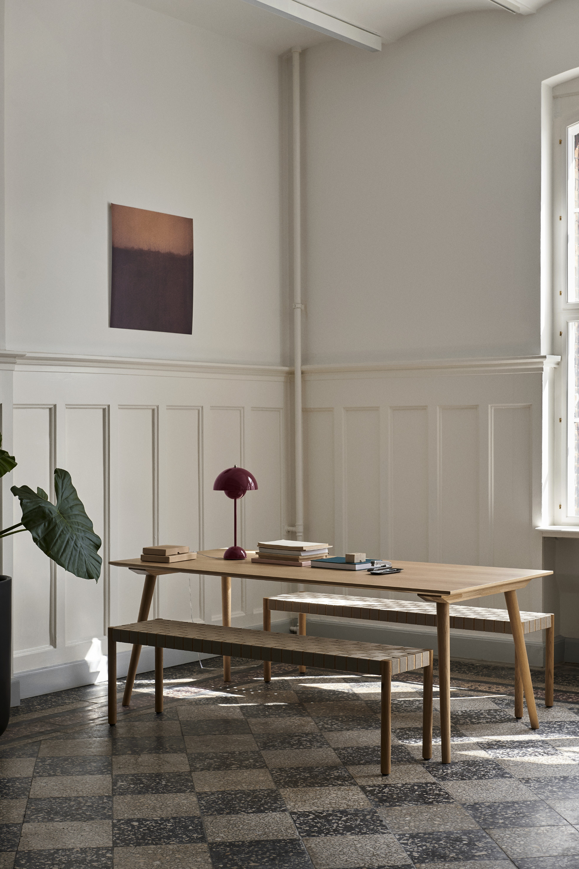 Flowerpot VP3 sötétlilalámpa