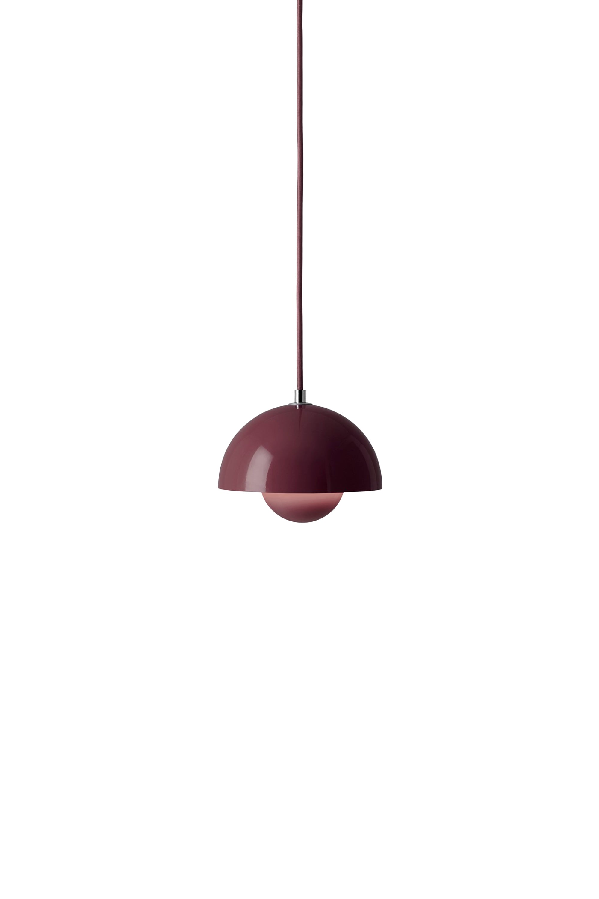 Flowerpot VP10 Pendant Dark Plum