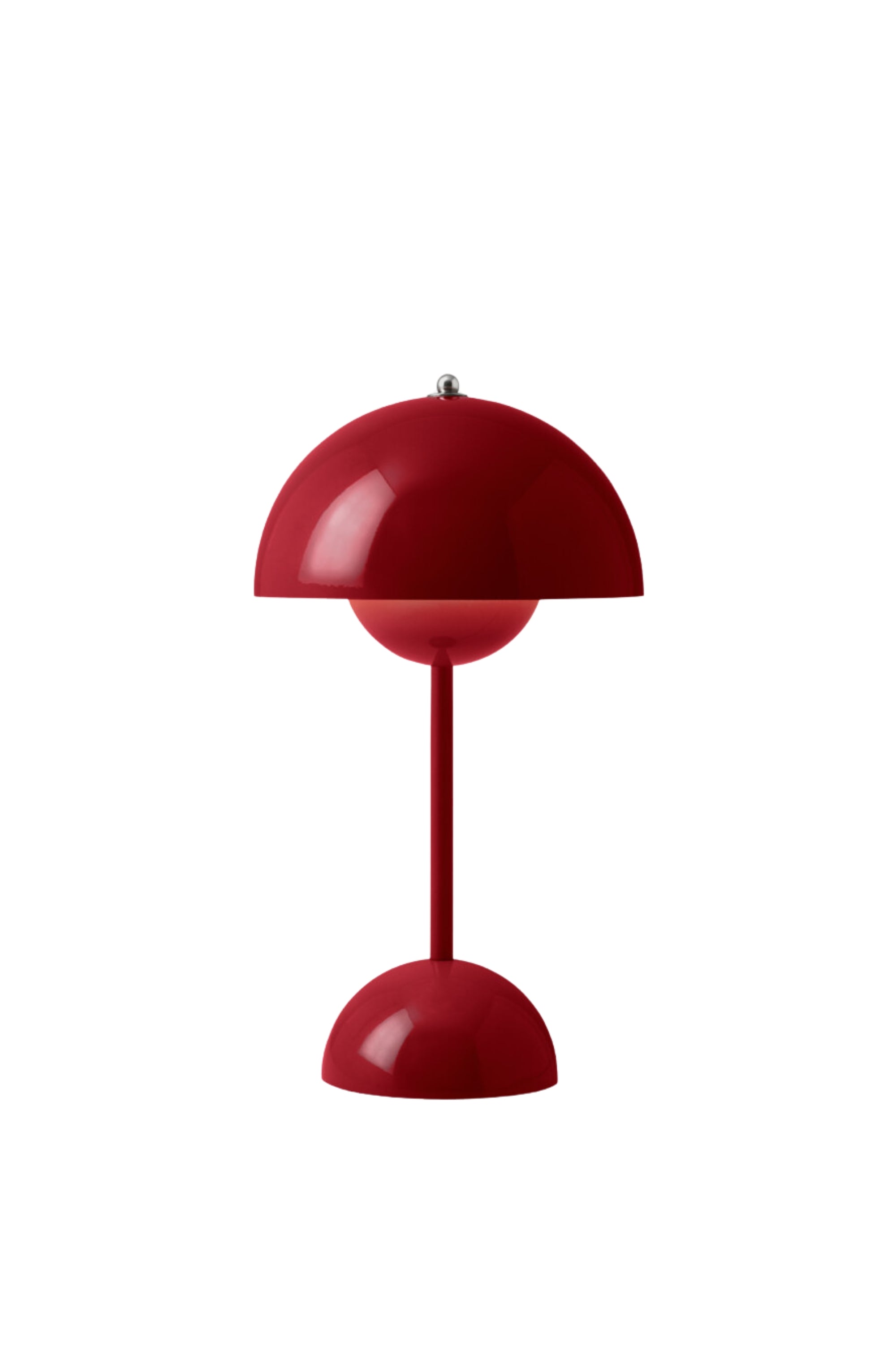 Flowerpot VP9 vermilion red lamp