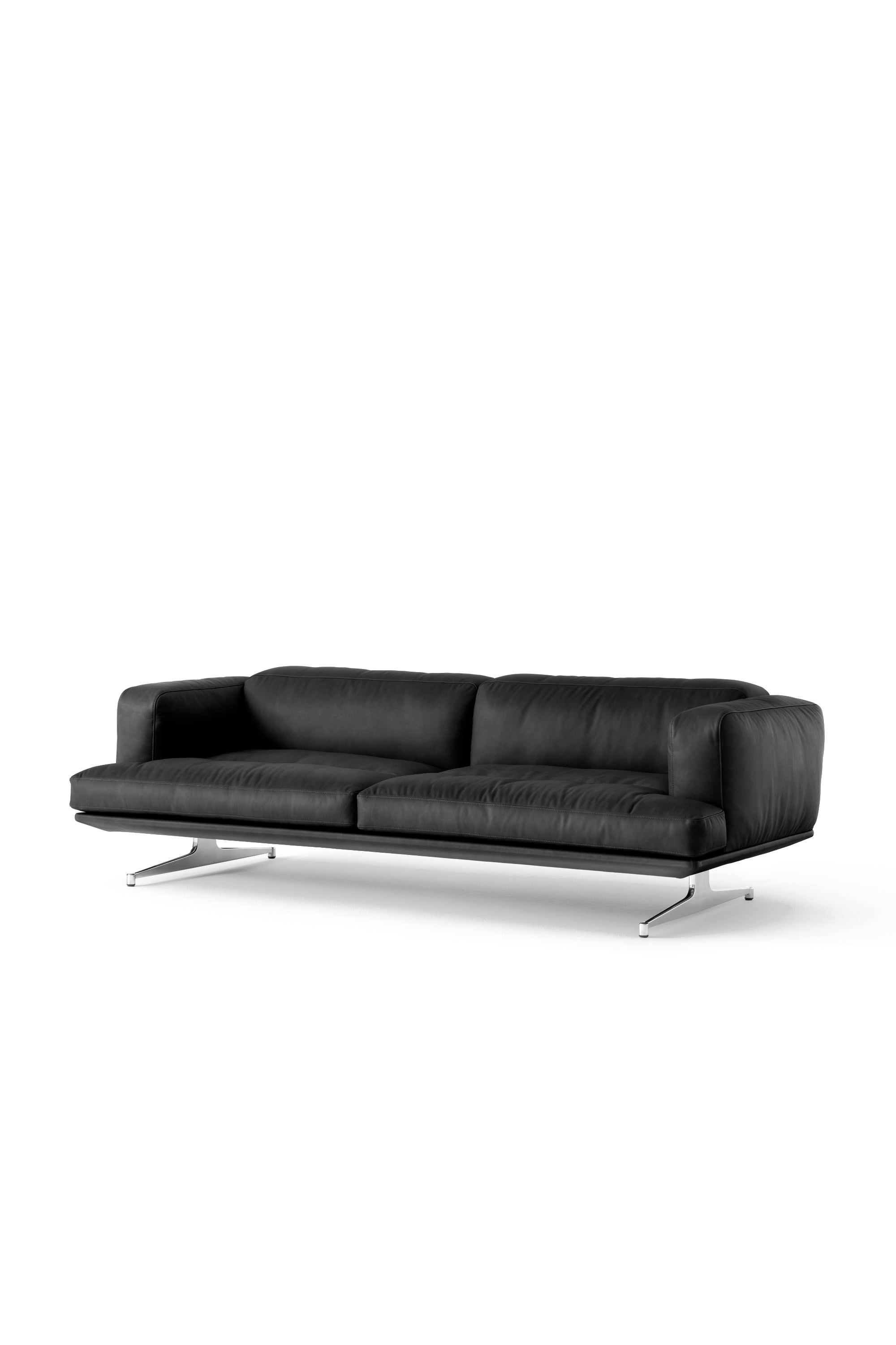 Inland AV23 sofa noble black leather