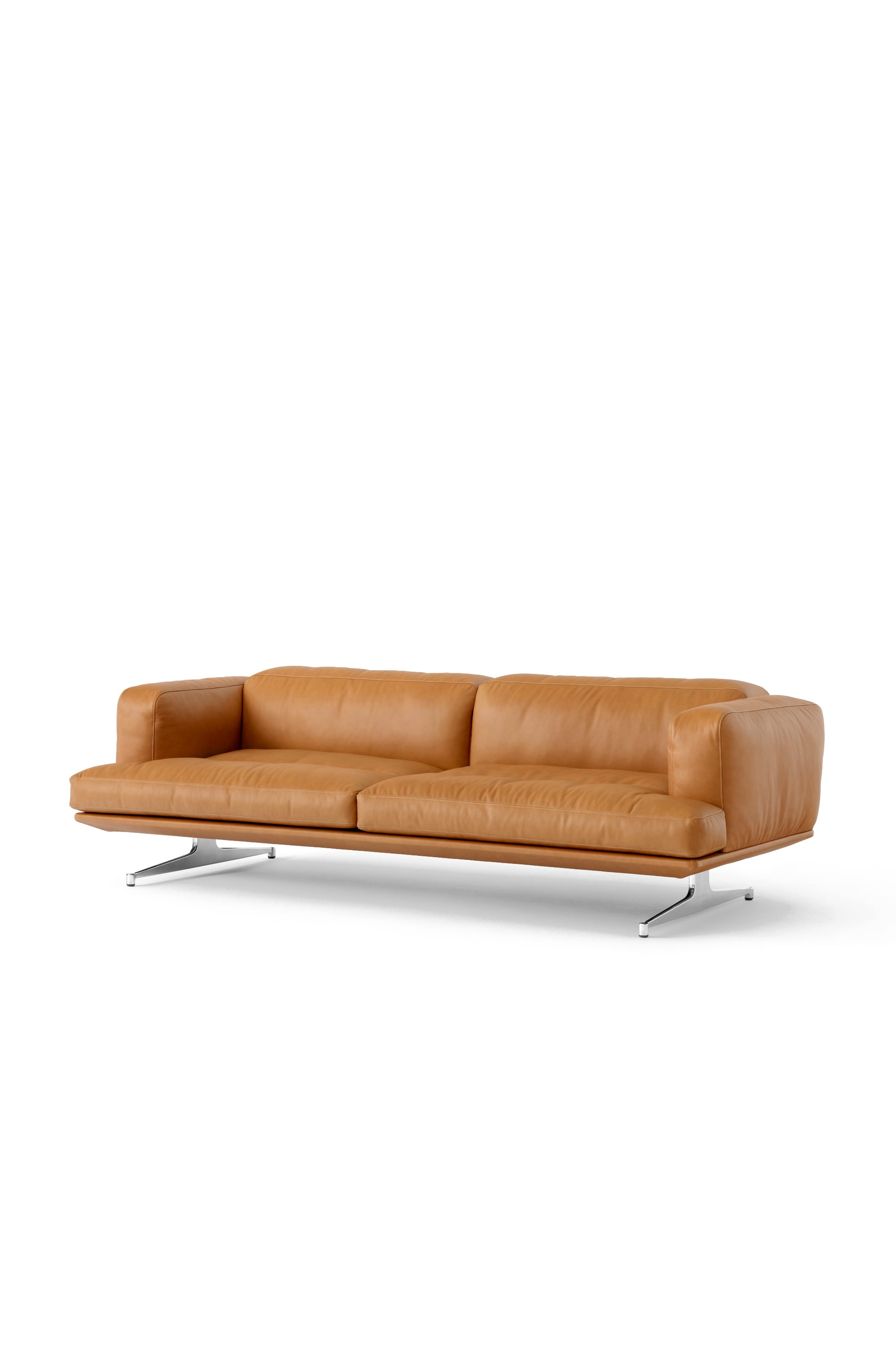 Inland AV23 sofa noble cognac leather