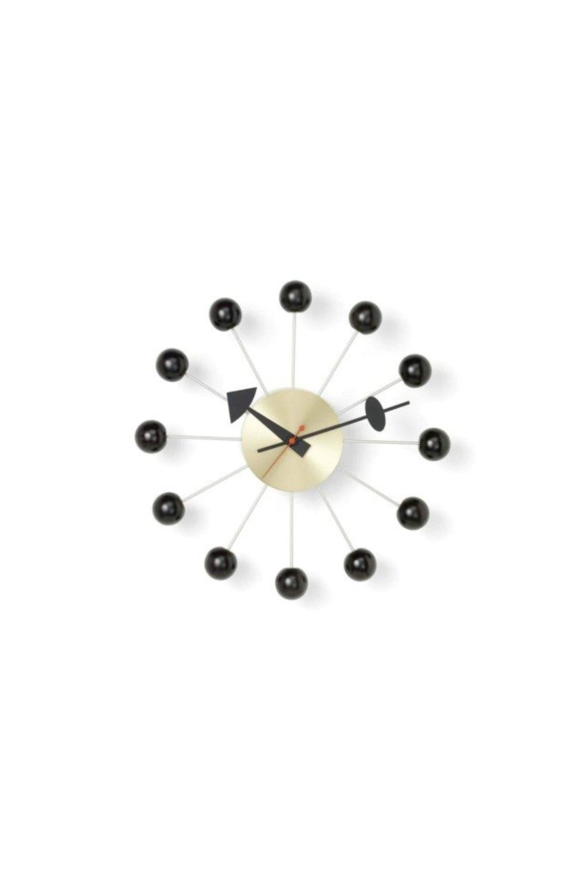 Ball black clock