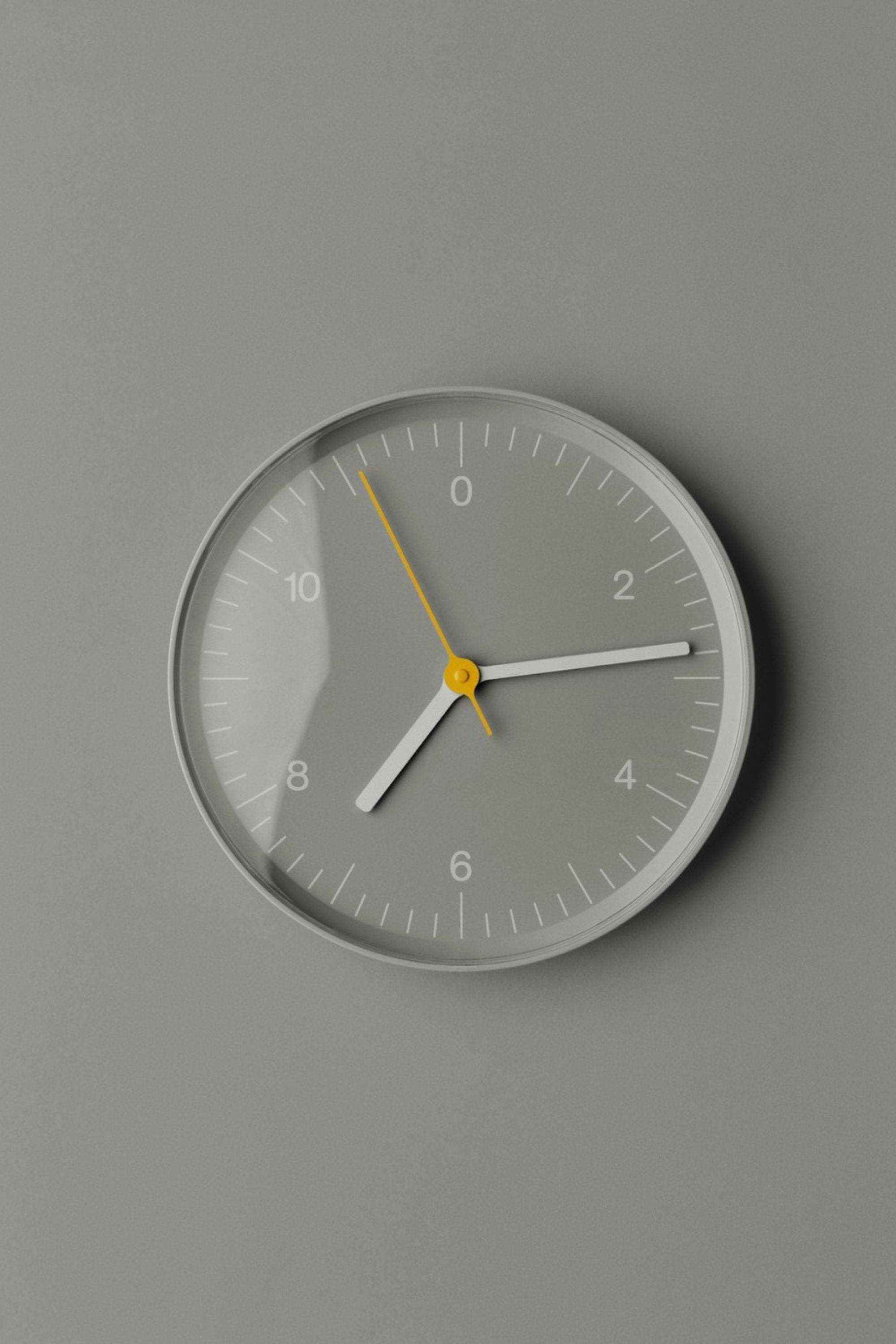 Wall Clock Grey