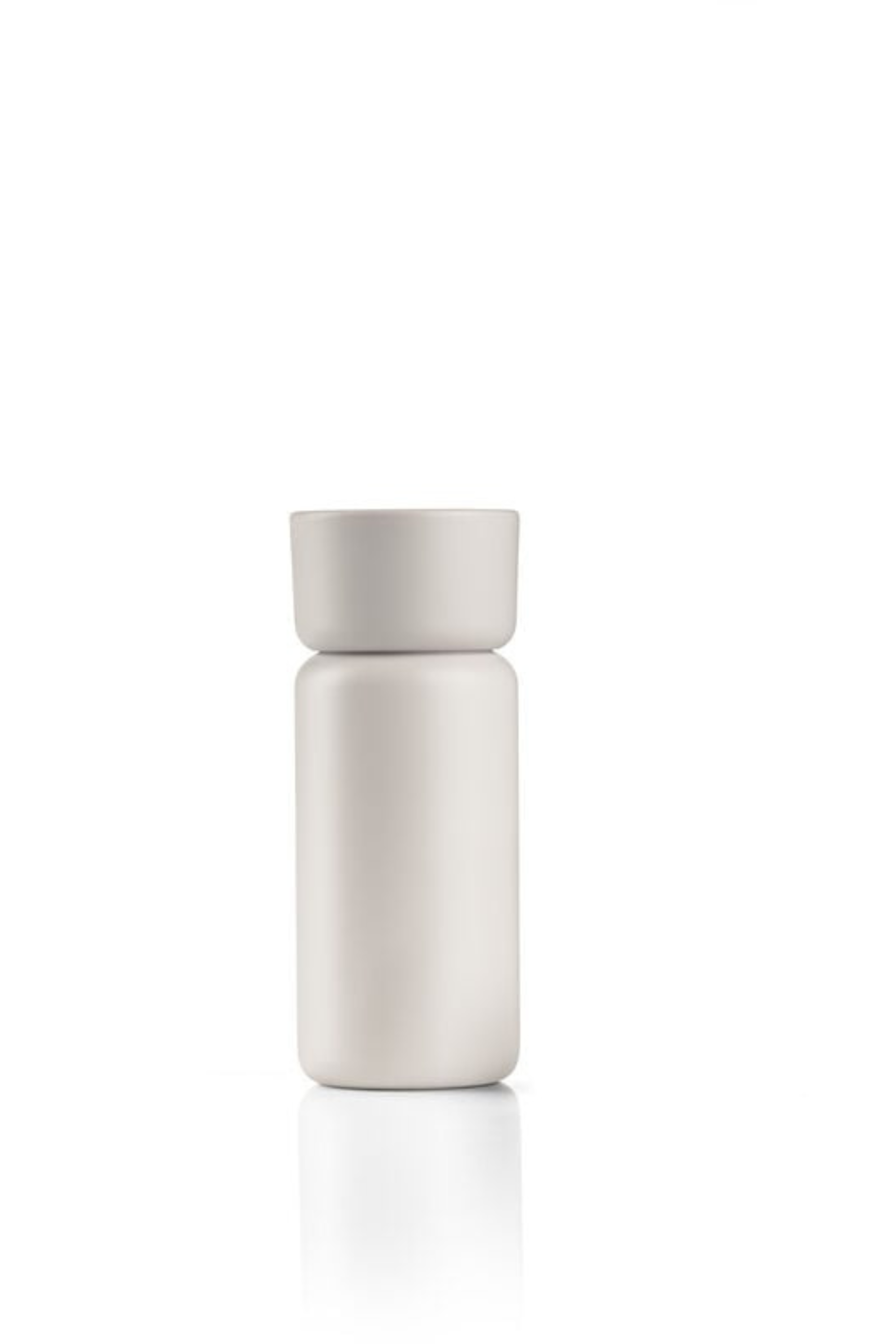 Singles Thermo mug with two lids cream