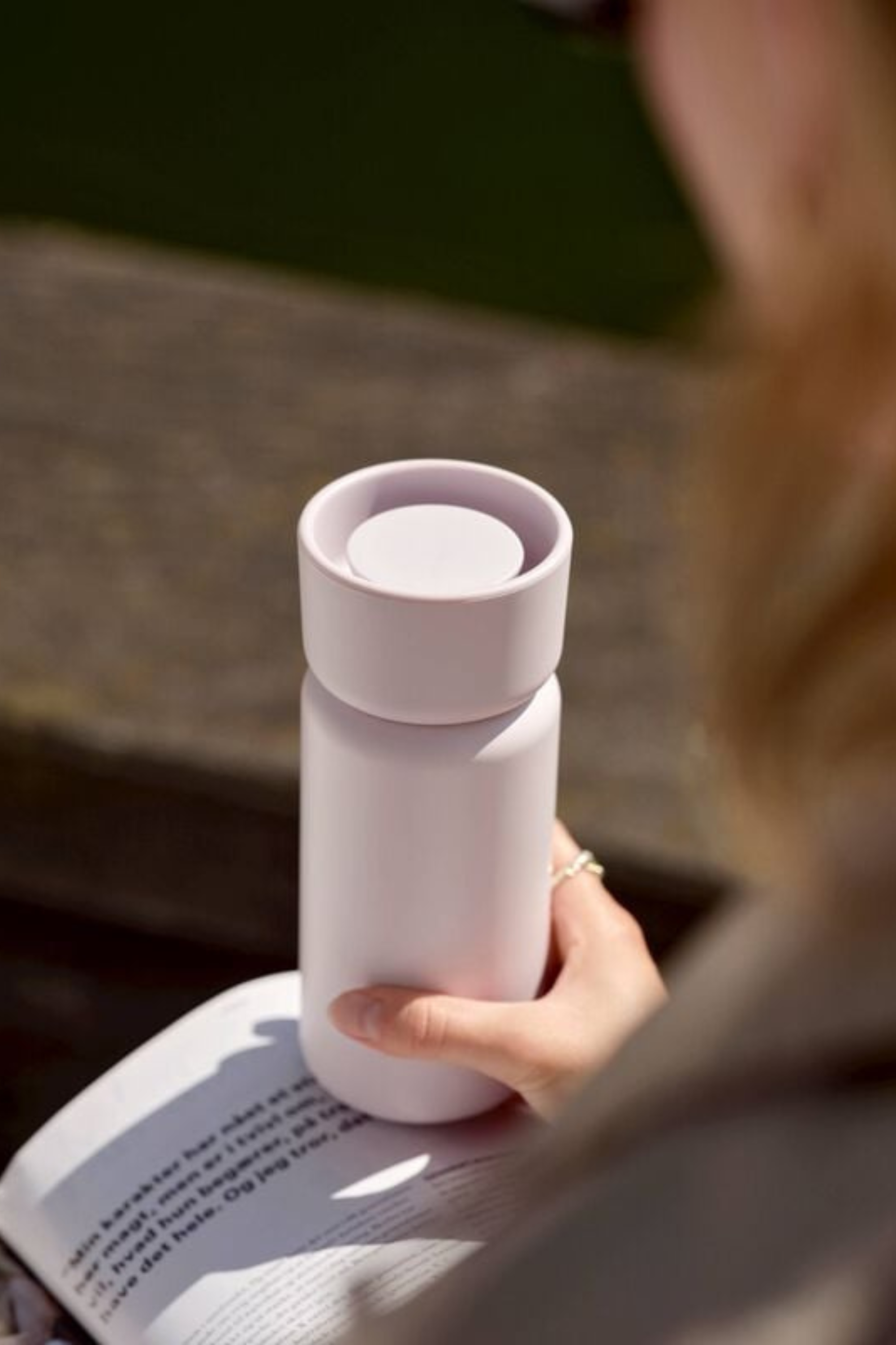 Singles Thermo mug with two lids lupine