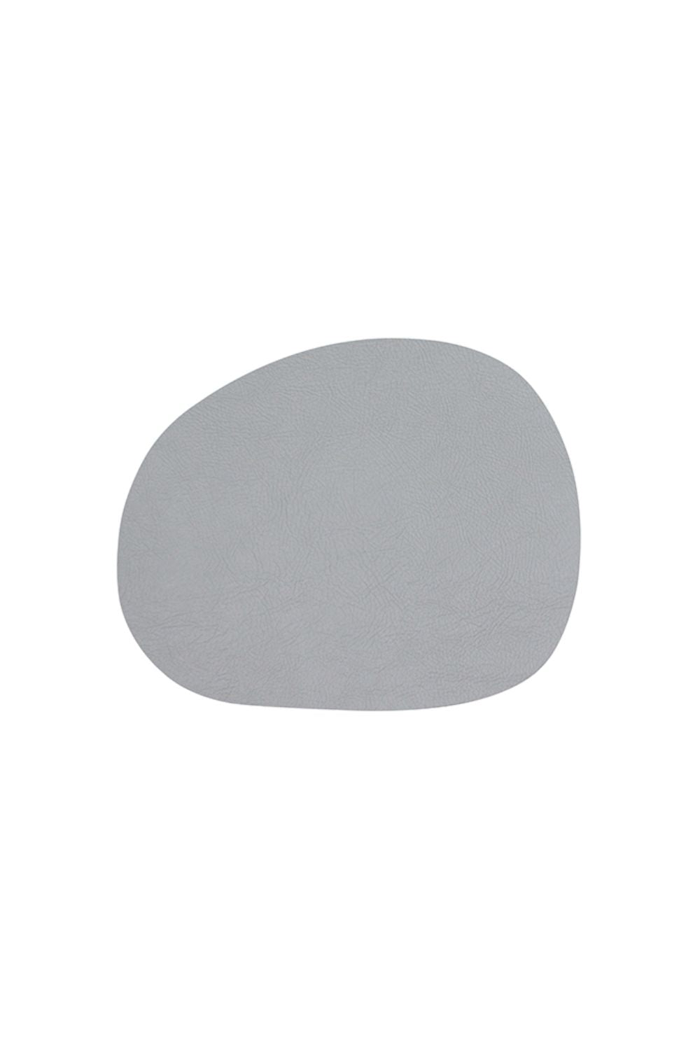RAW Buffalo Light grey Recycled Leather Placemat | Aida | Home of Solinfo