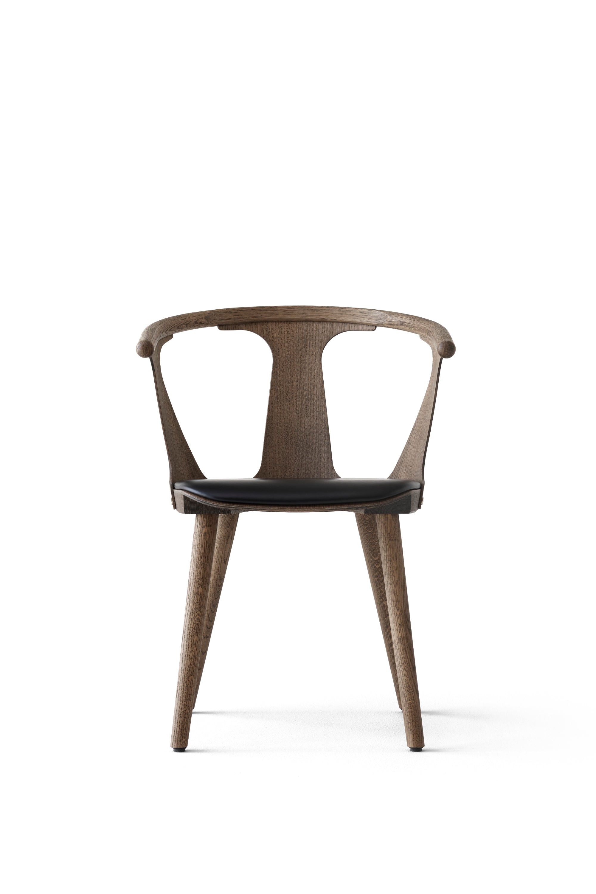 In Between SK2 smoked oak and leather chair