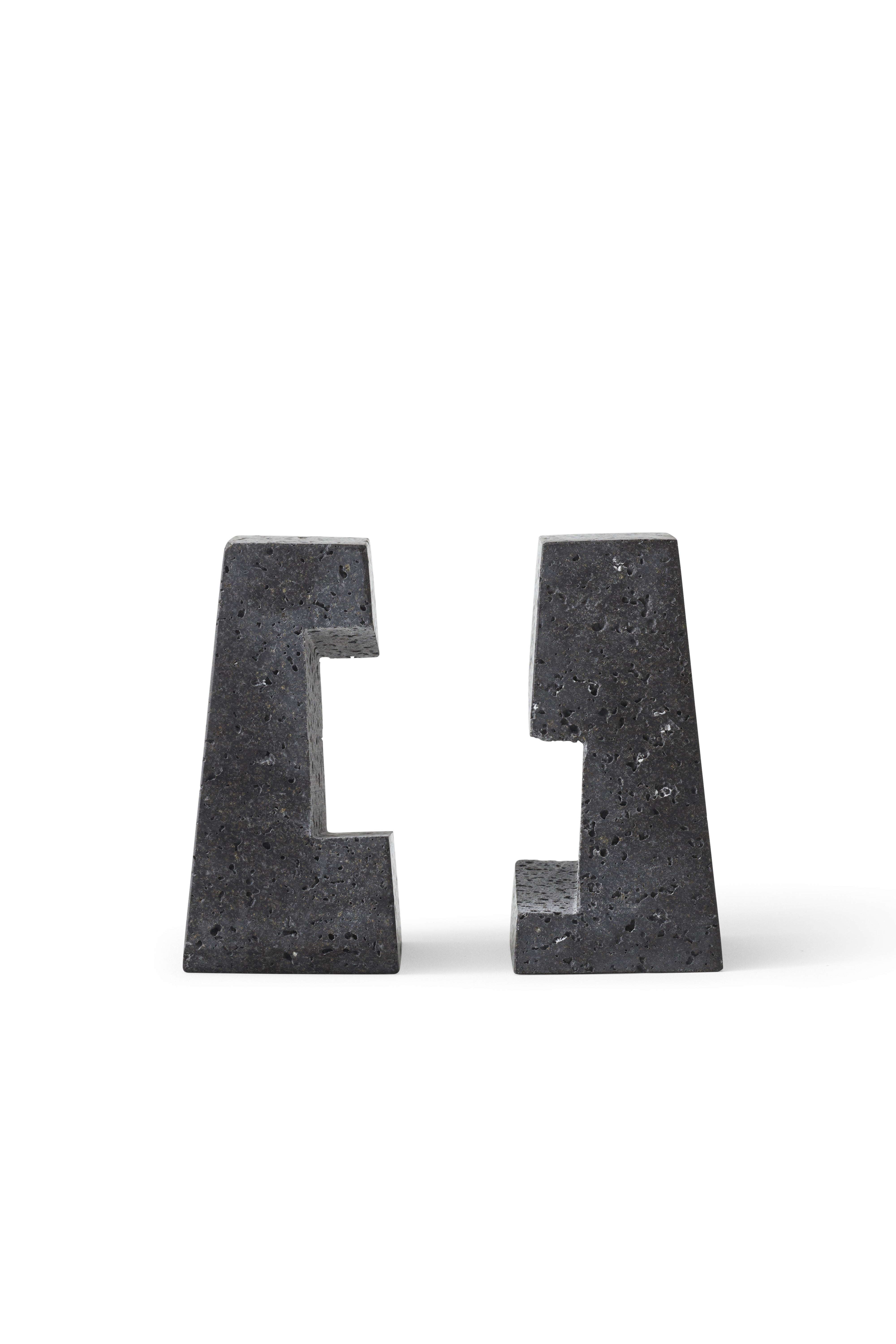 Converge Book Ends Lava Stone | Audo Copenhagen | Home of Solinfo