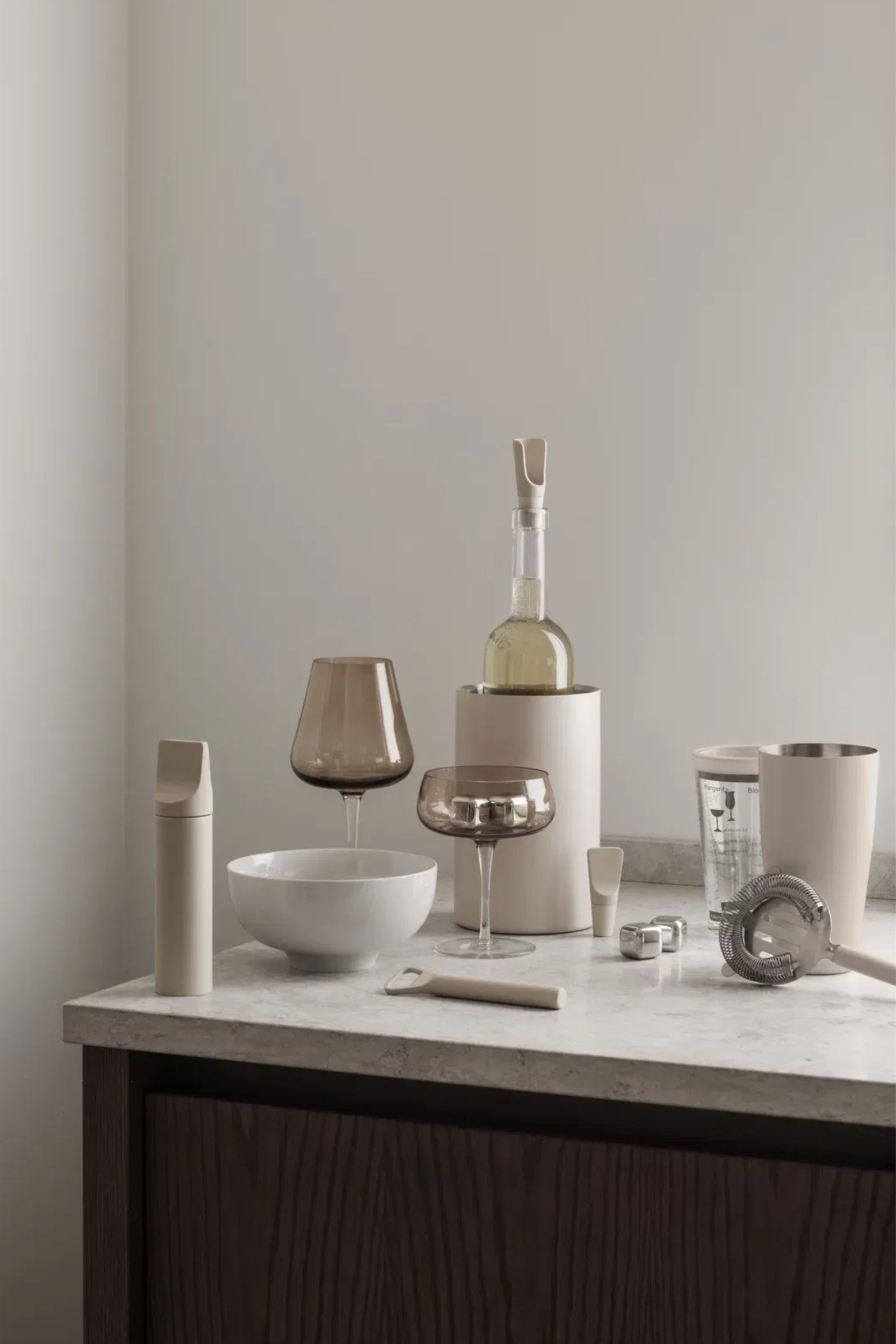 Lounge fém 4 db-os jégkocka szett