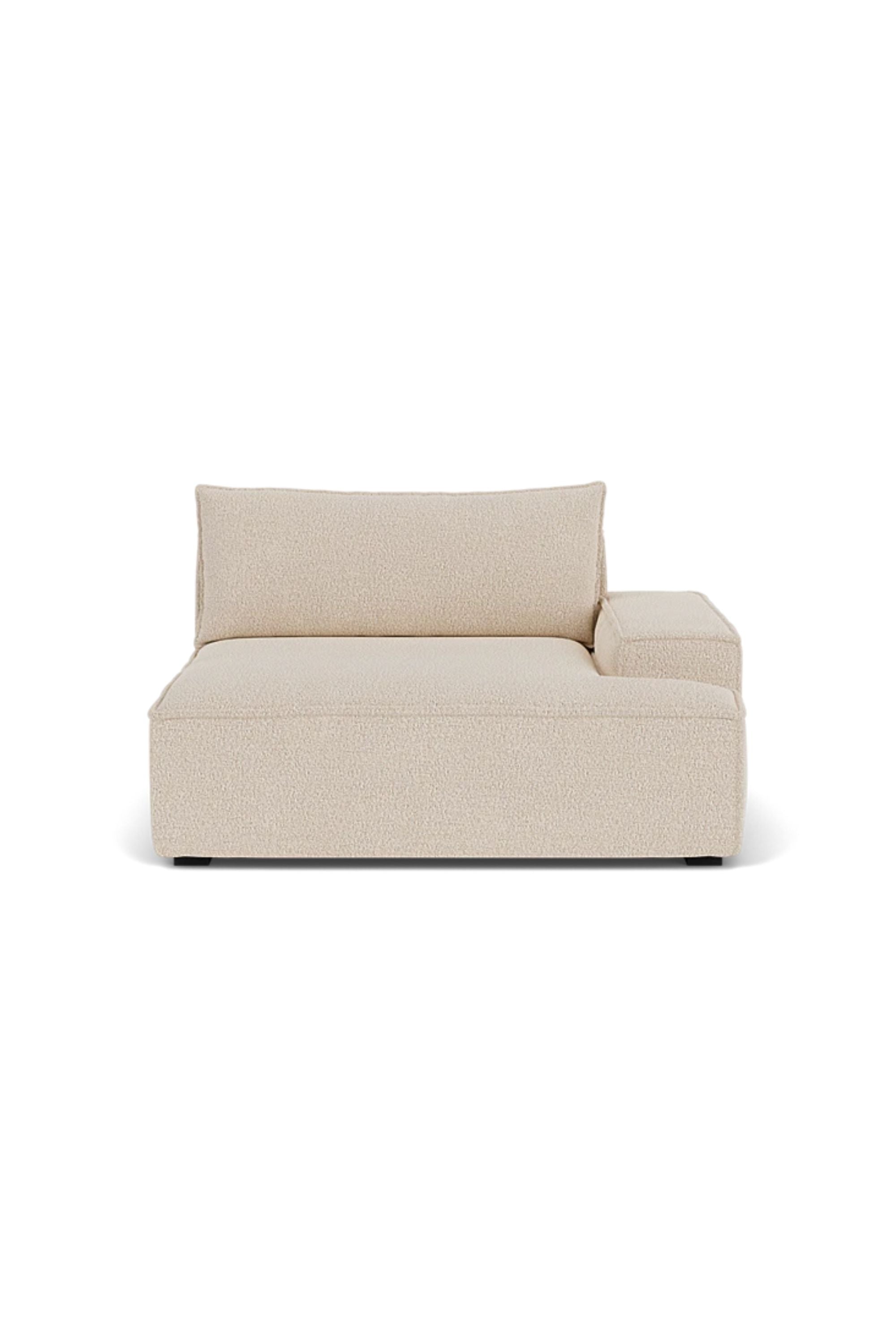 Daphne Sofa Module Right Armrest Pasha Dune