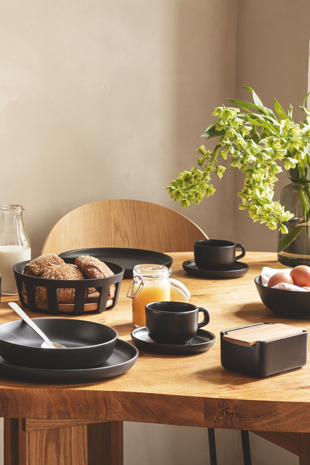 Nordic kitchen butter dish with oak lid | Eva Solo | Home of Solinfo