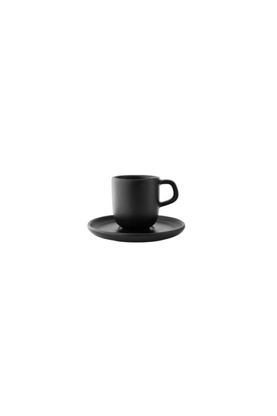 Nordic kitchen espresso cup with saucer