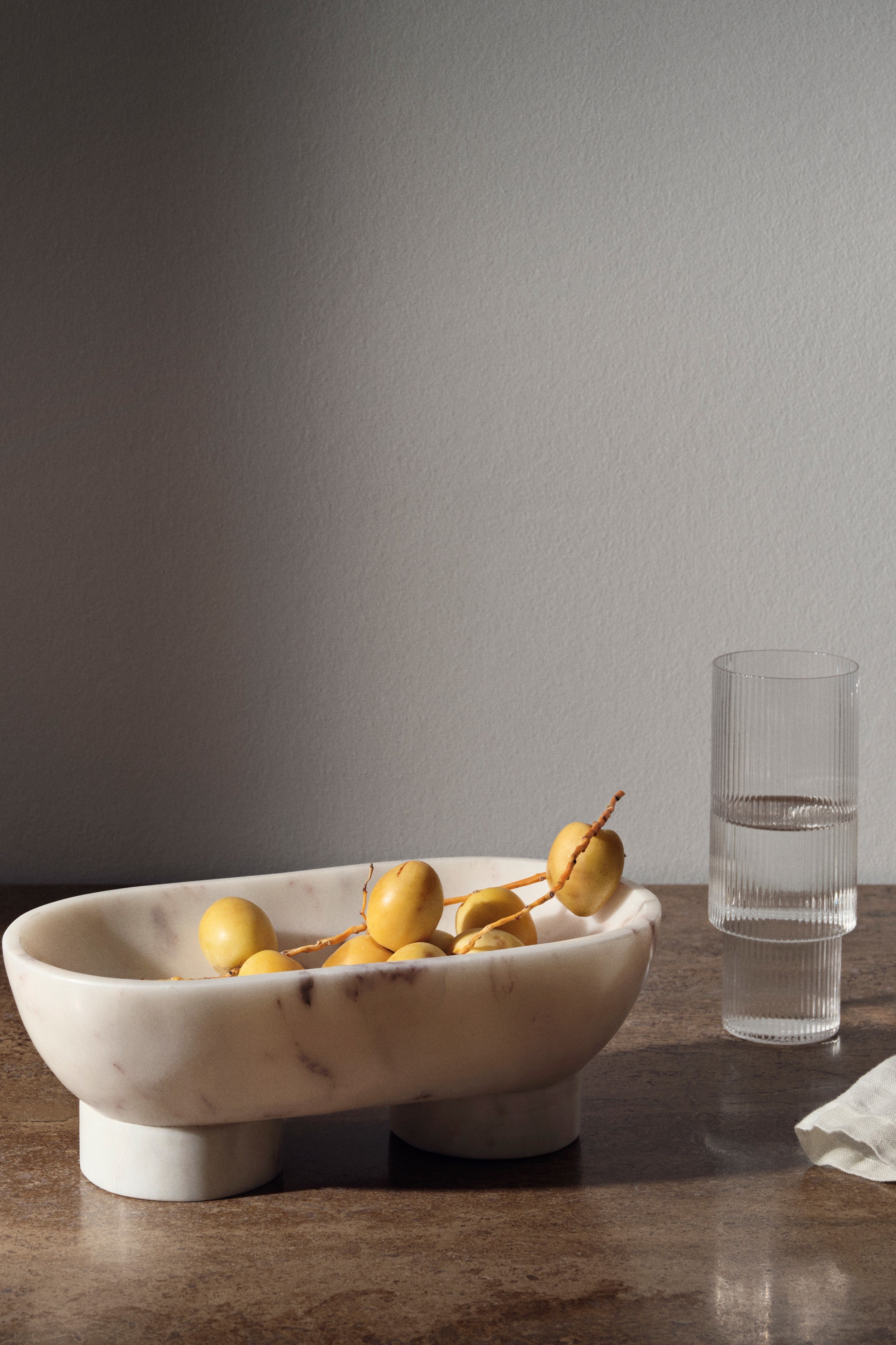 Alza Bowl White | ferm LIVING | Home of Solinfo