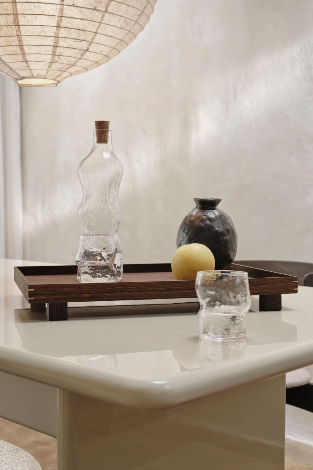 Bon Smoked Oak Tray Large | ferm LIVING | Home of Solinfo