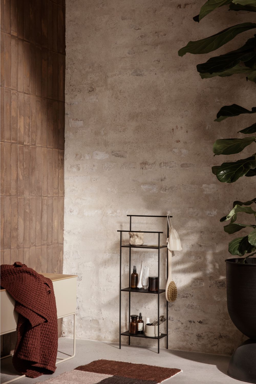 Dora Shelving Unit Black | ferm LIVING | Home of Solinfo