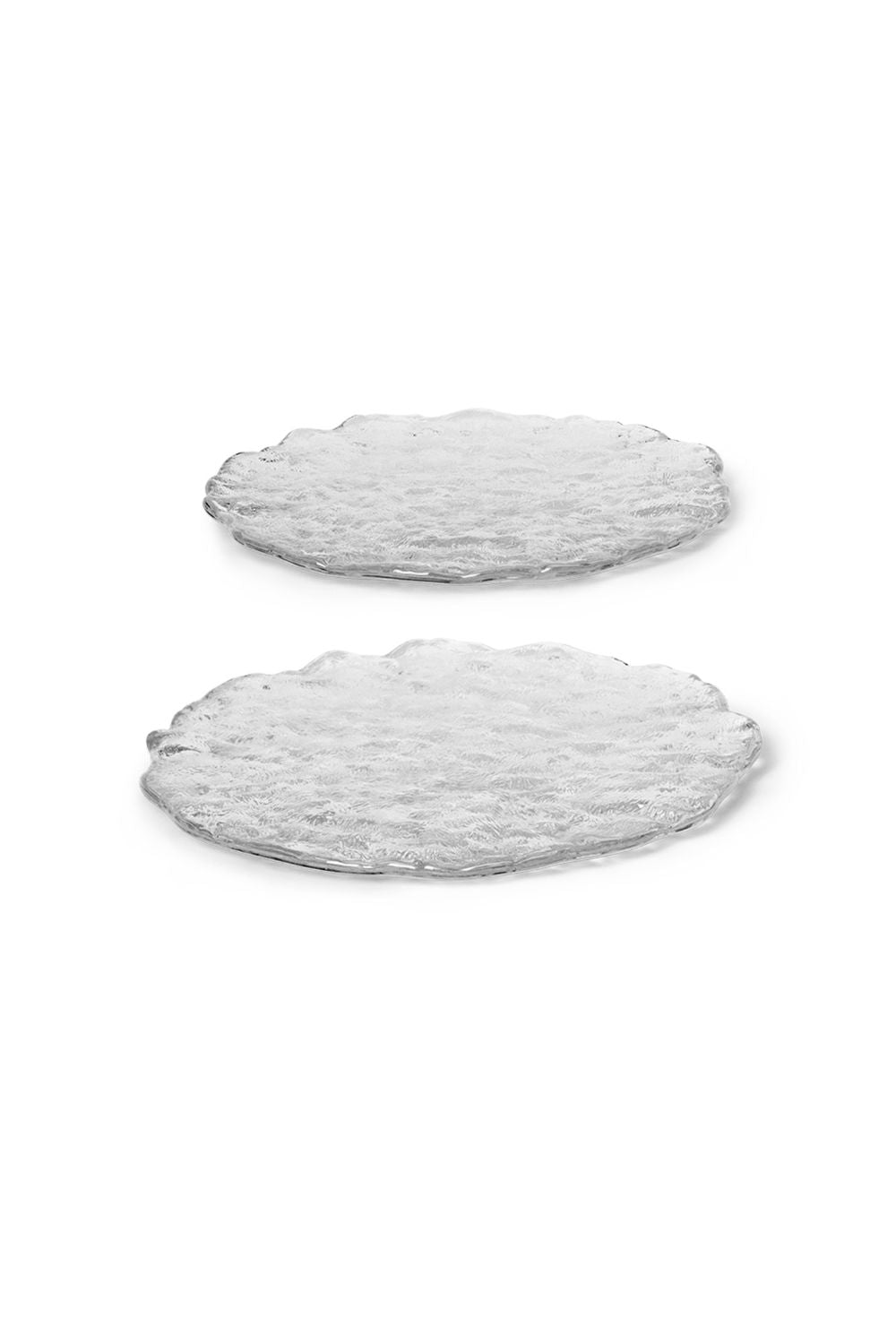Momento Glass Stones L Set of 2 Clear | ferm LIVING | Home of Solinfo
