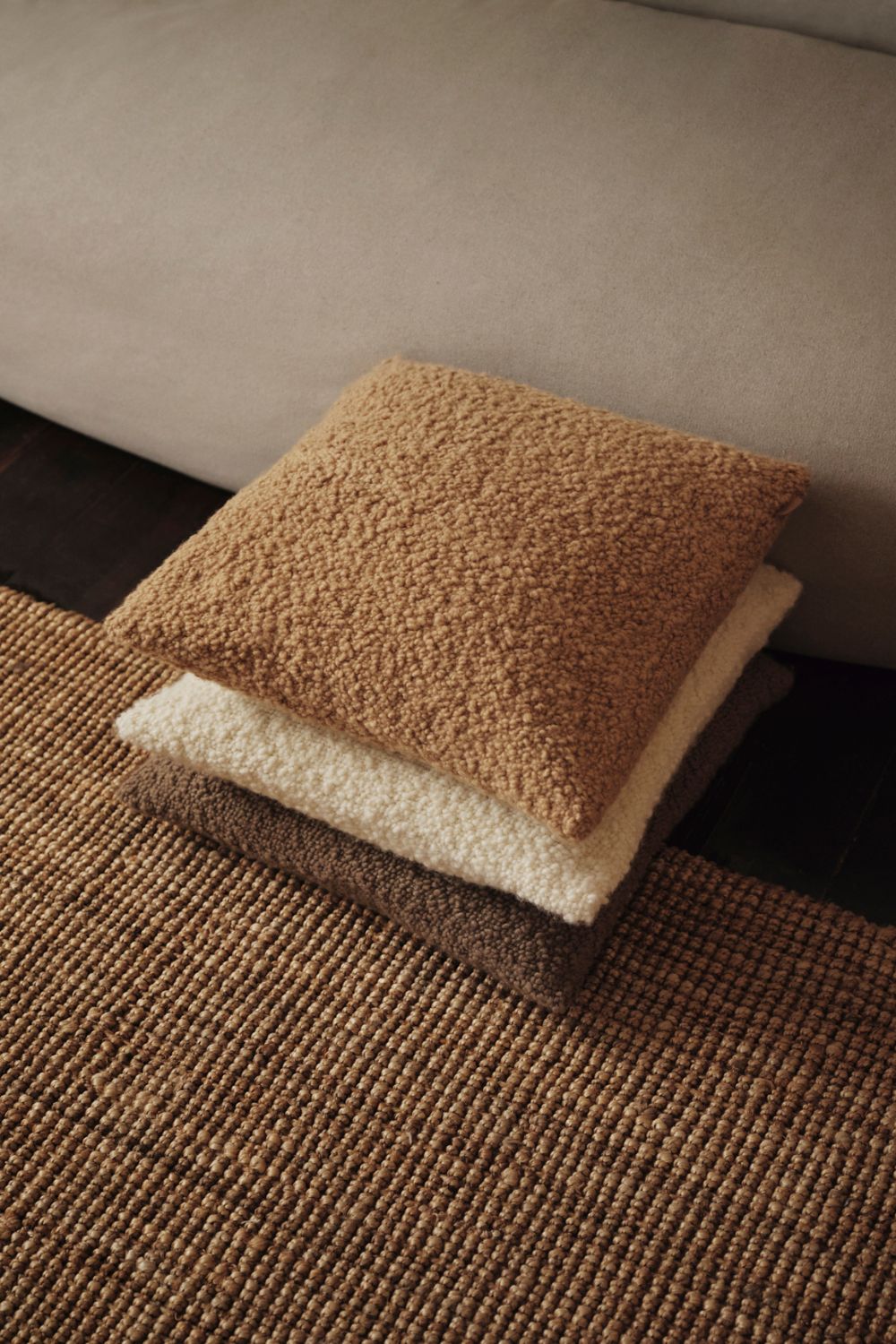 Moor Cushion Off-white | ferm LIVING | Home of Solinfo