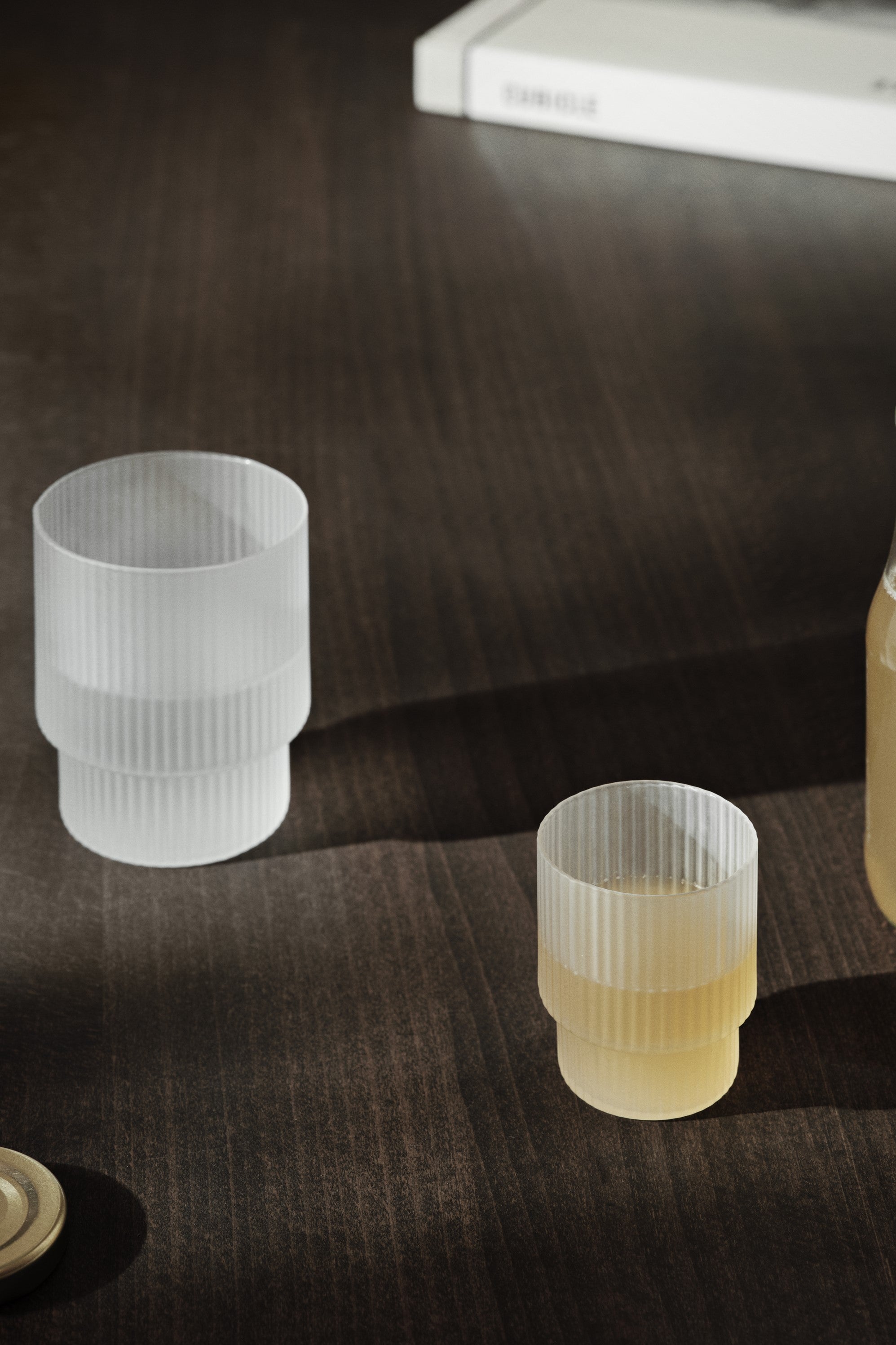 Ripple Glasses Frosted | ferm LIVING | Home of Solinfo