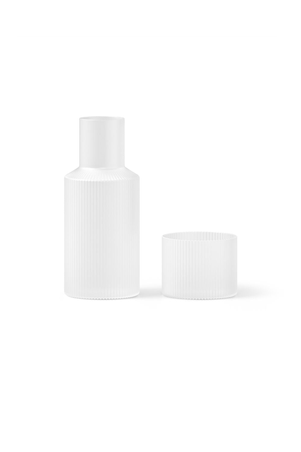 Ripple Frosted Carafe Set Small | ferm LIVING | Home of Solinfo