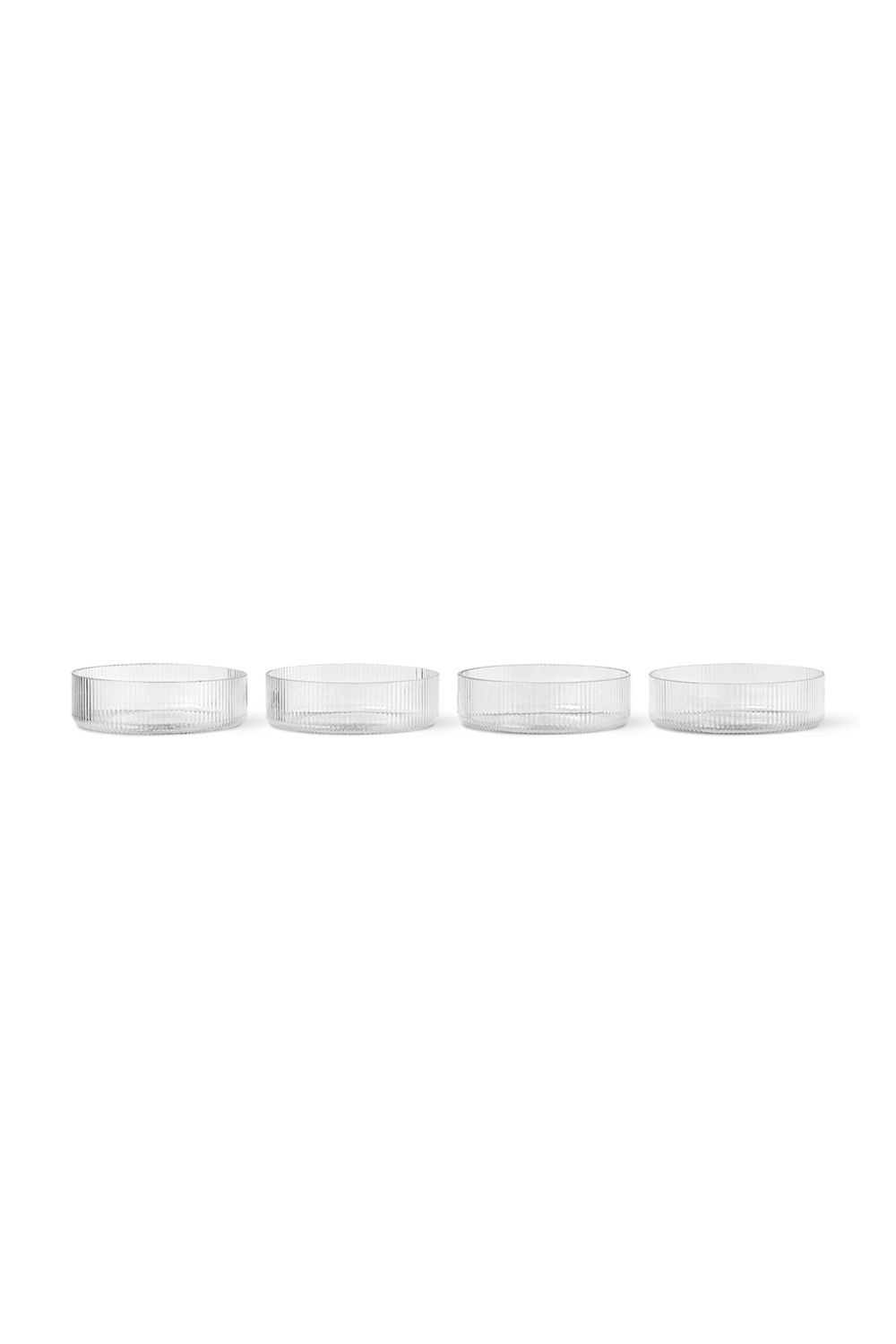 Ripple Serving Bowls Set of 4 | ferm LIVING | Home of Solinfo