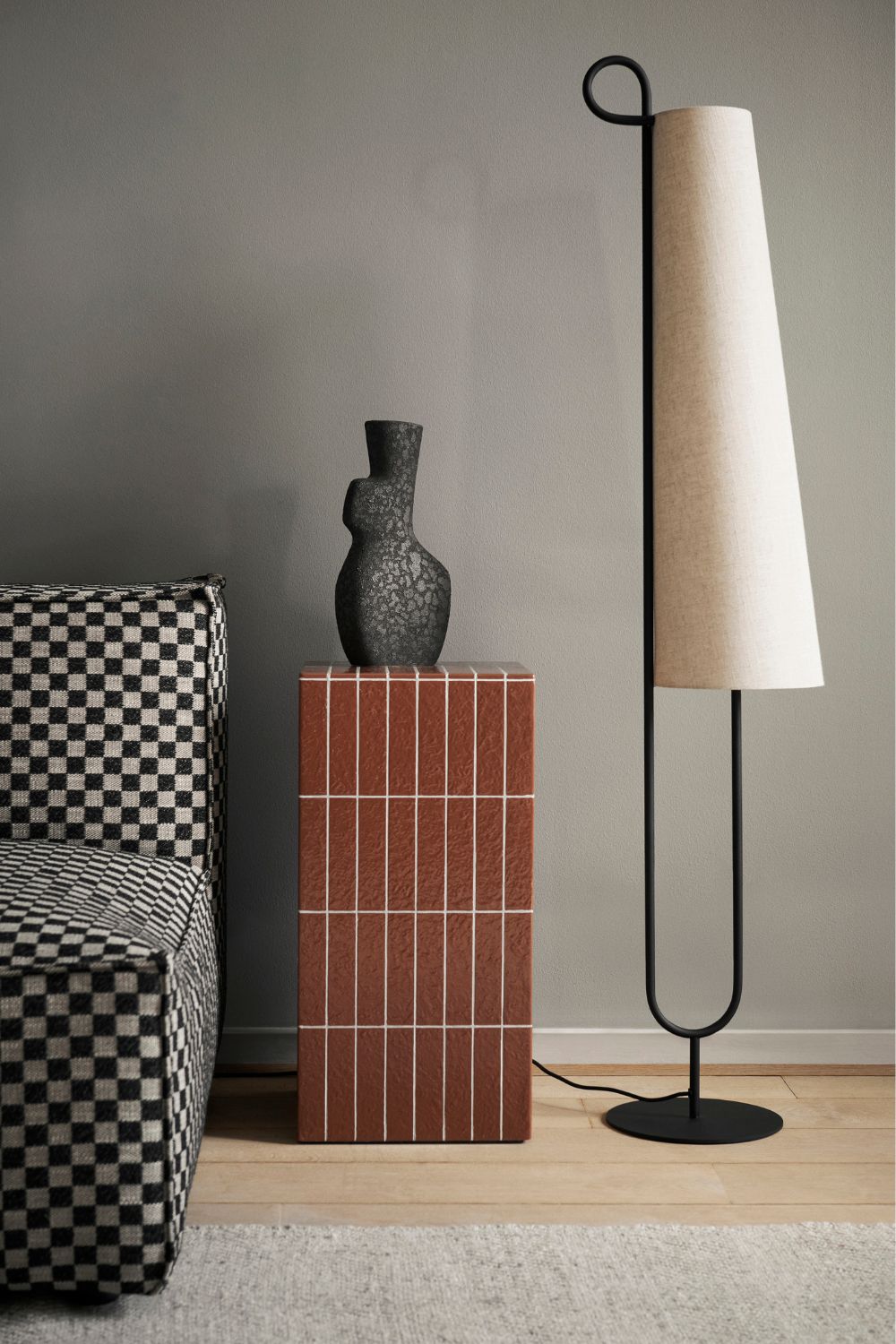 Yara Vase Large Rustic Iron | ferm LIVING | Home of Solinfo