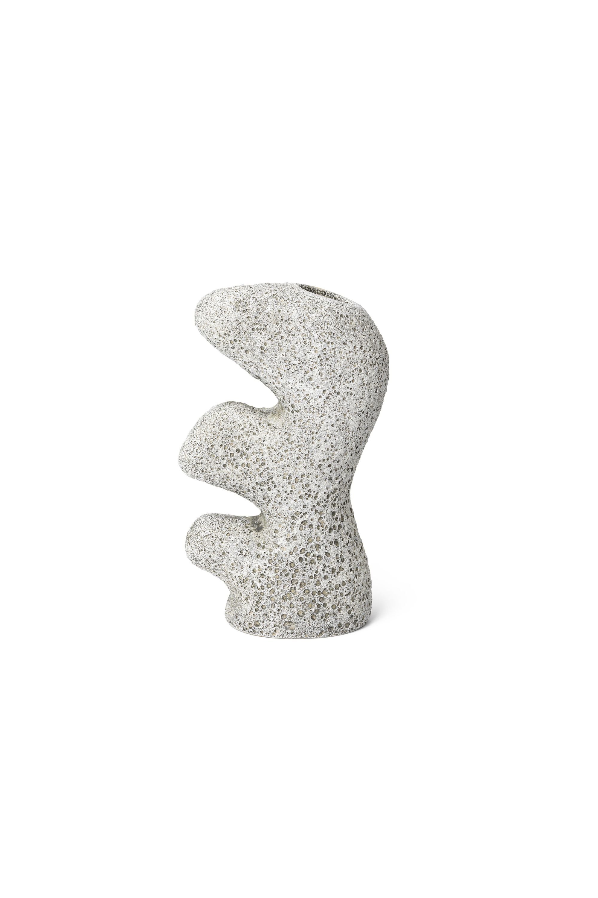 Yara Grey Small Vase | ferm LIVING | Home of Solinfo