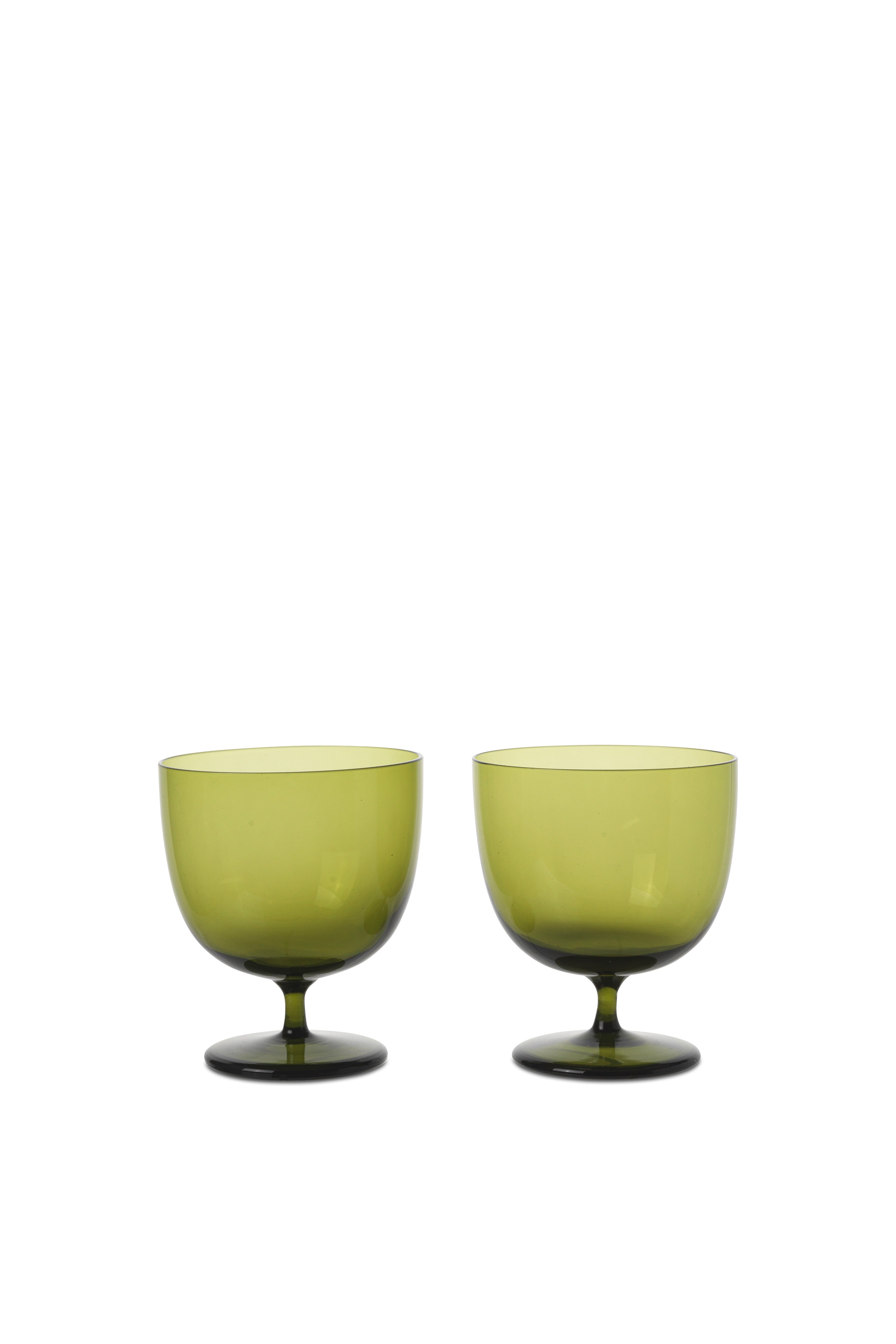 Host Water Glasses - Set of 2 - Moss Green | ferm LIVING | Home of Solinfo