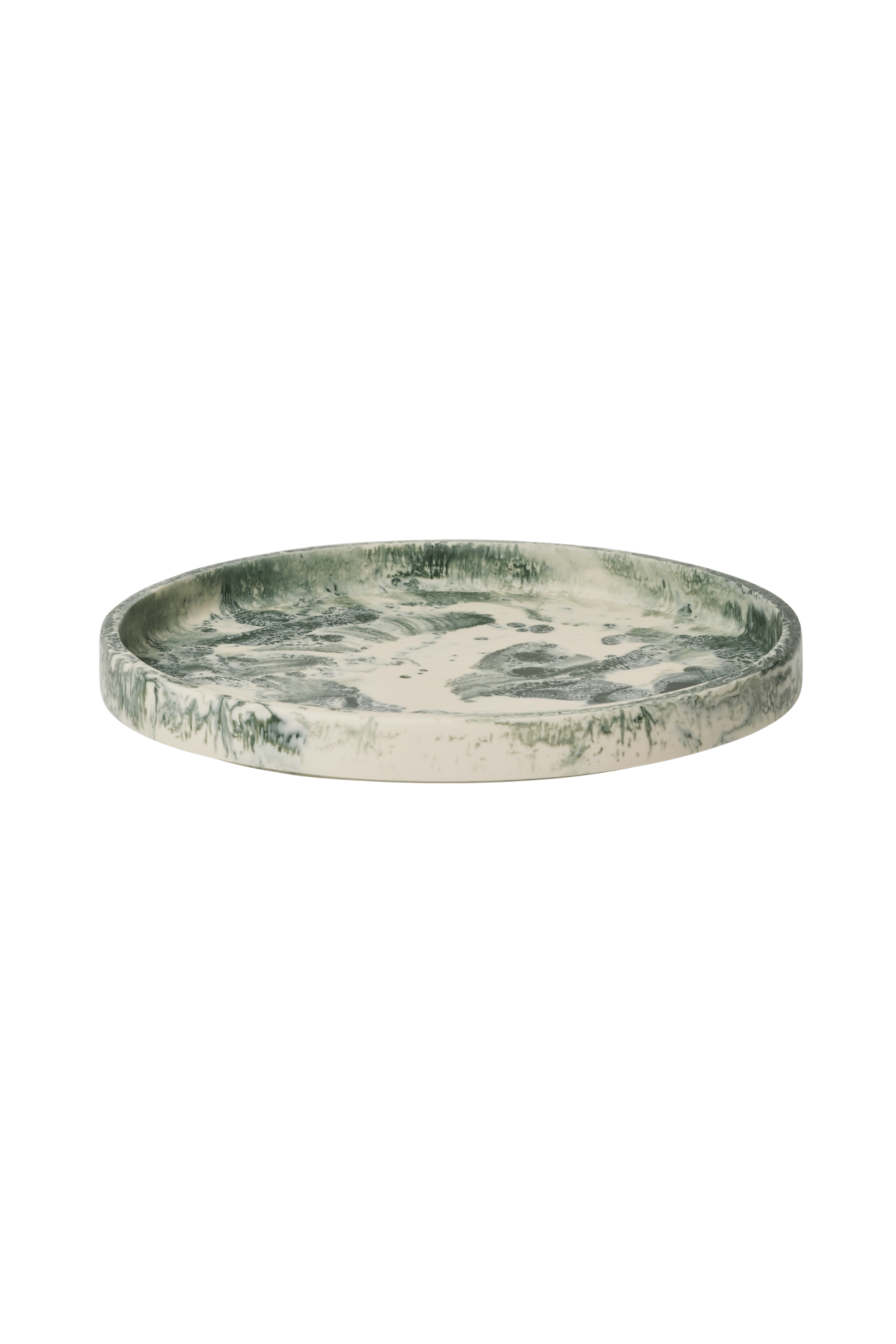 Mist Tray - ø30 - Emerald Off-white