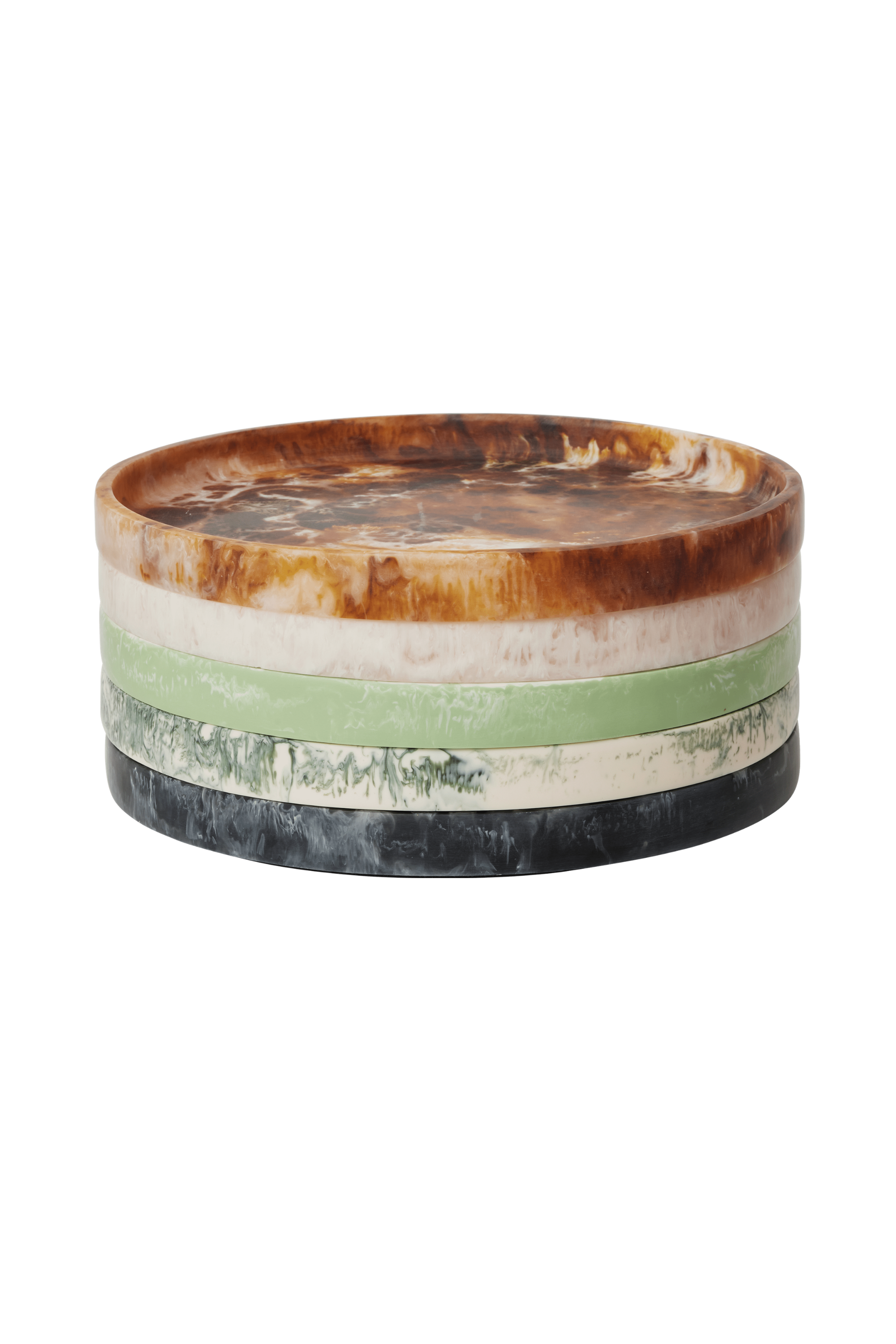Mist Tray - ø30 - Emerald Off-white
