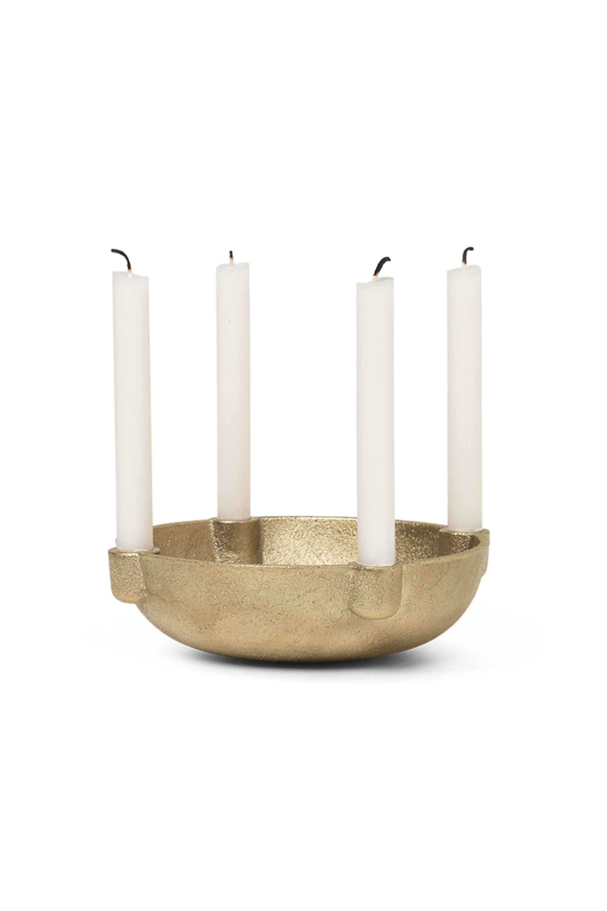 Bowl Candle Holder small brass