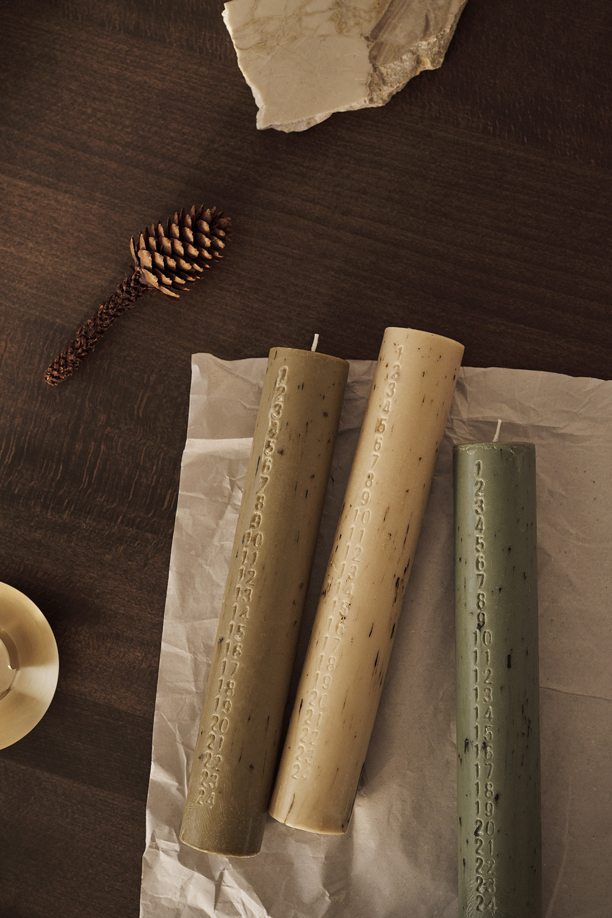 Mura Advent Candle oat