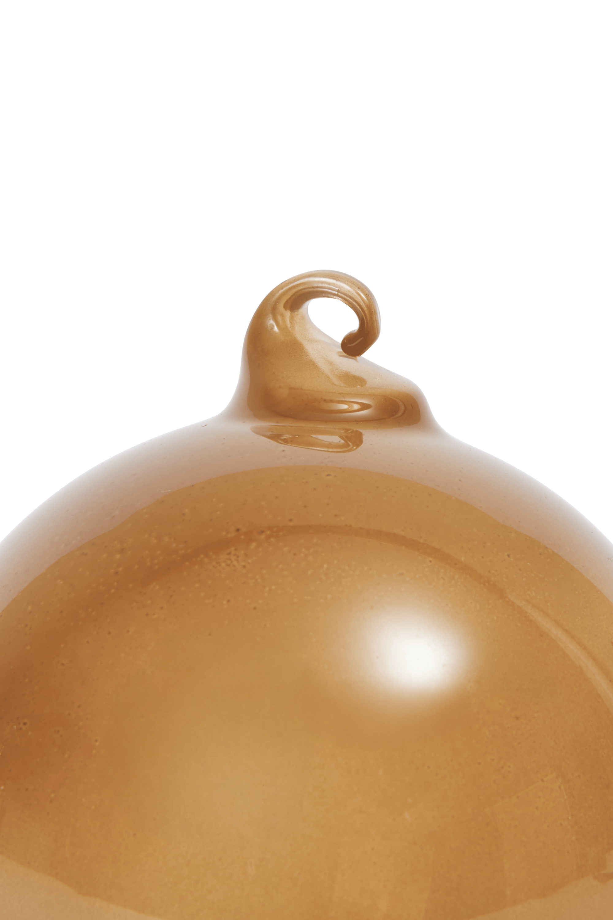 Glass Baubles L set of 3 roseate opaque