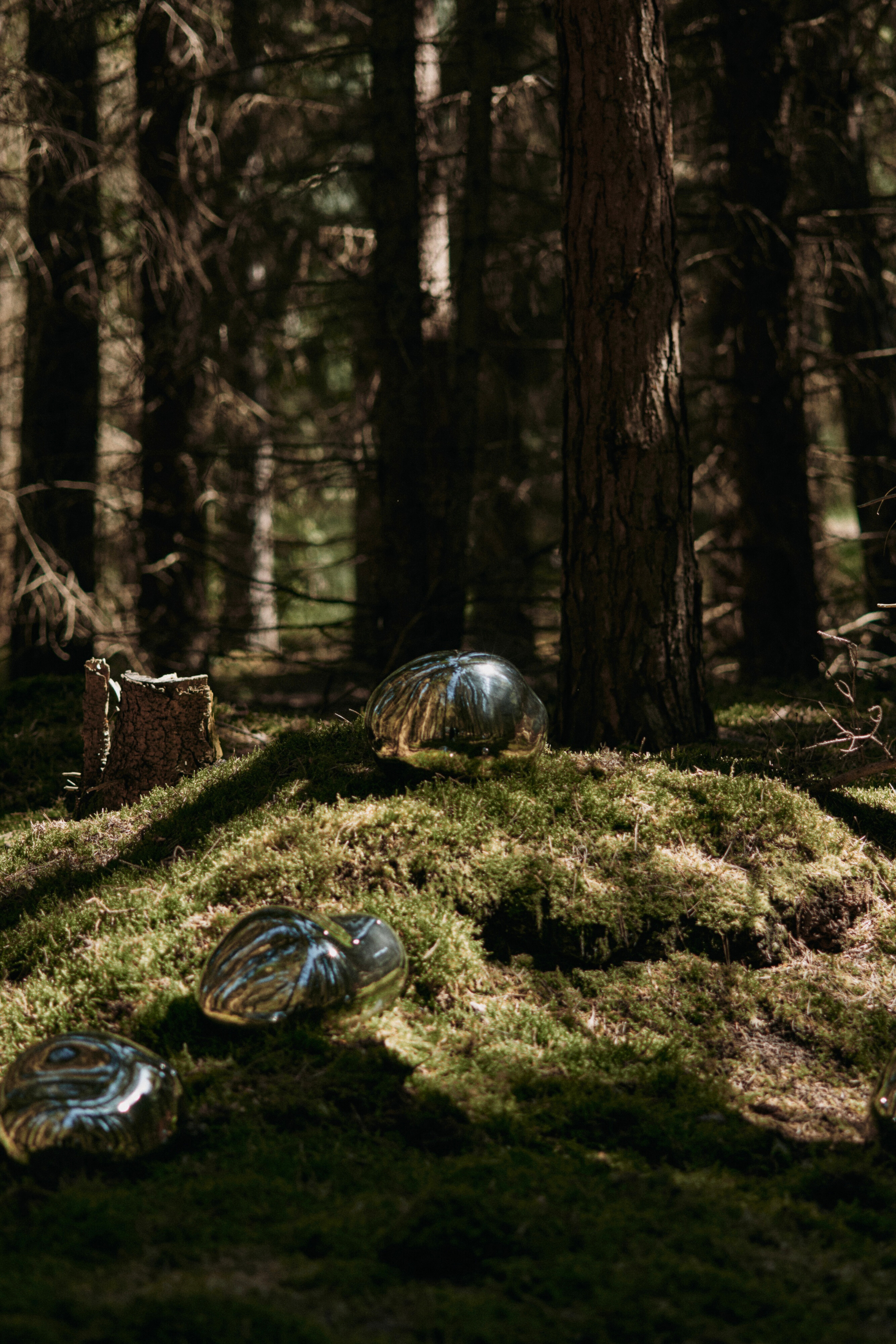 Bellure darab kerek ezüst