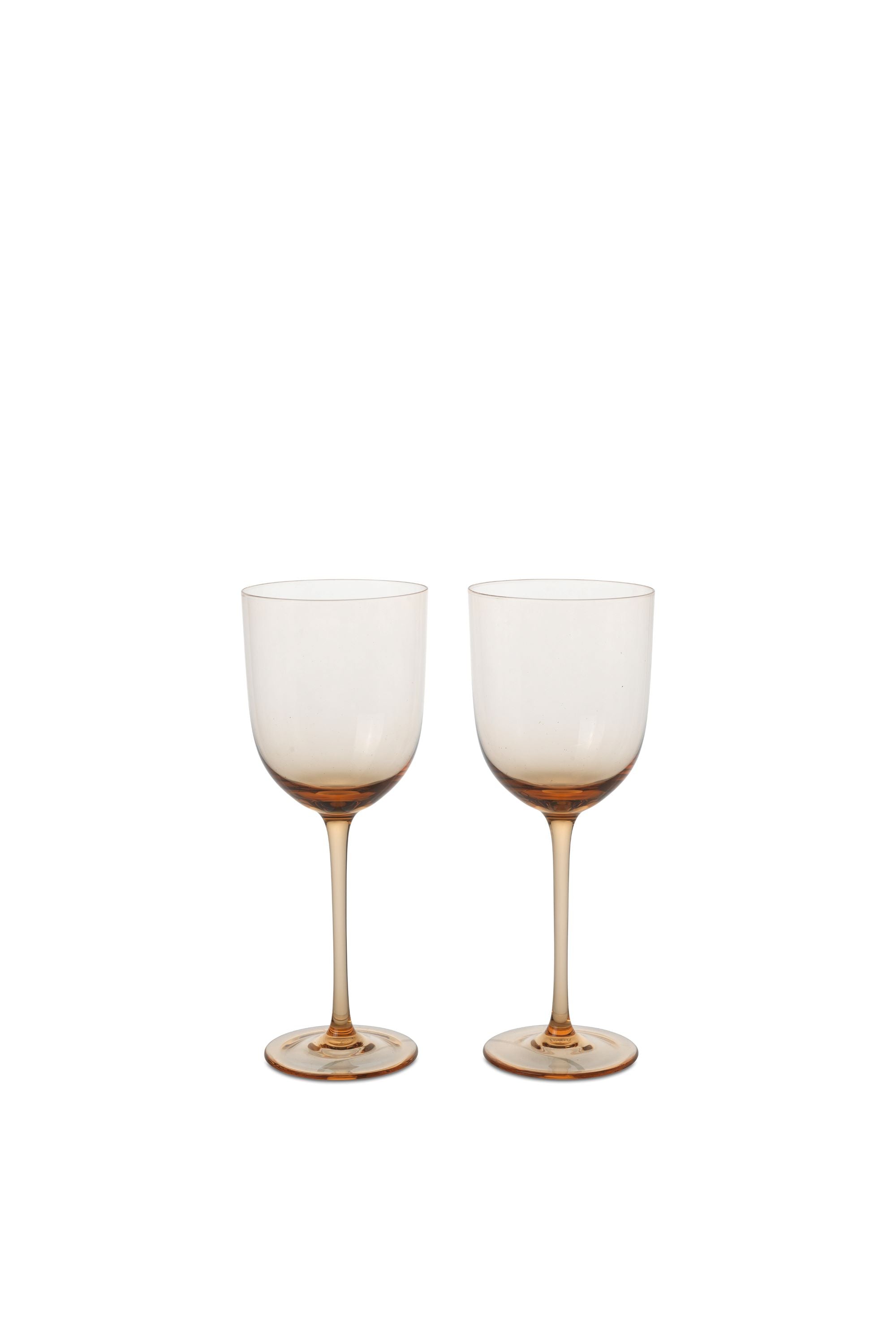 Host White Wine Glasses - Set of 2 - Blush | ferm LIVING | Home of Solinfo