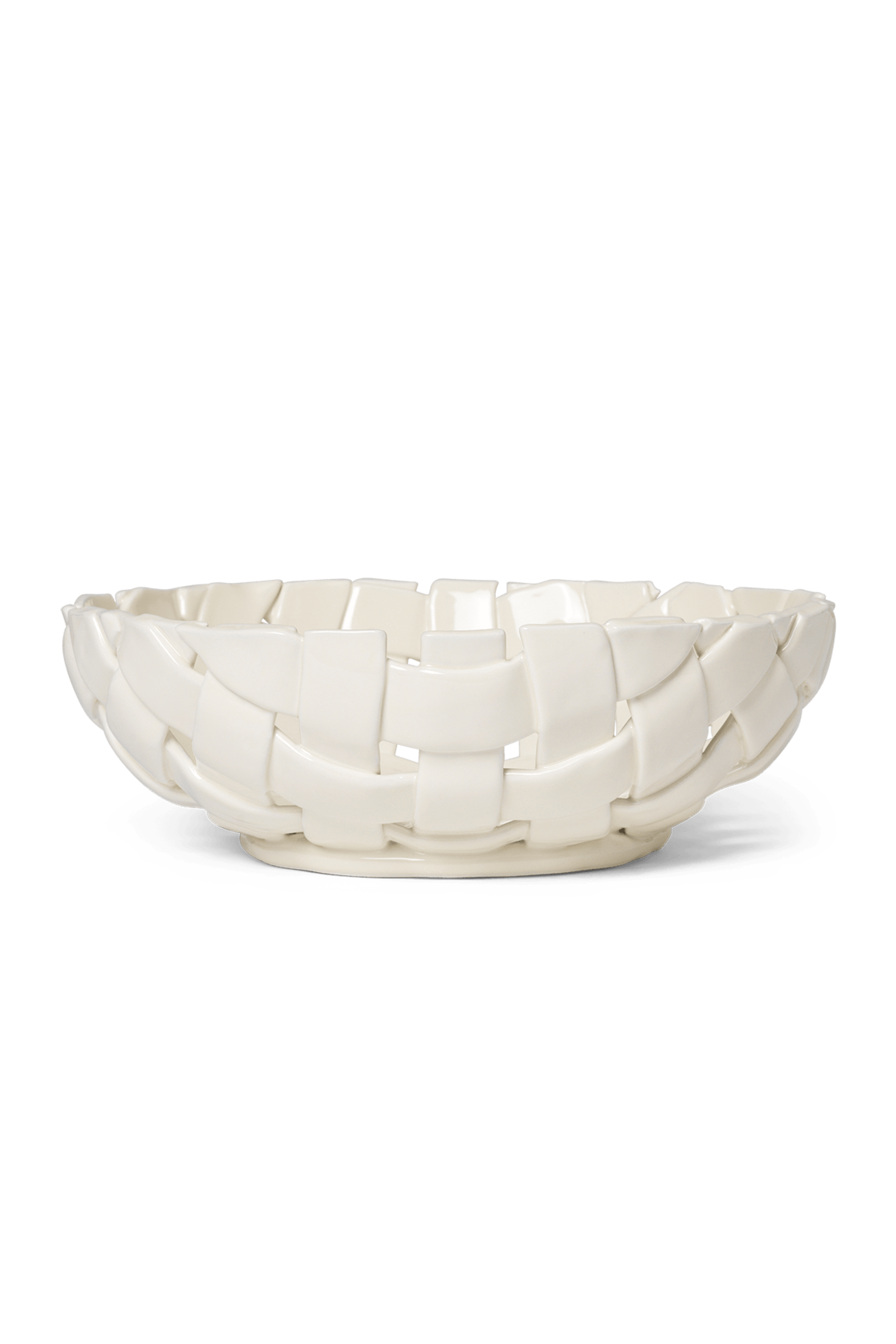 Plait Bowl ø30 Off-white